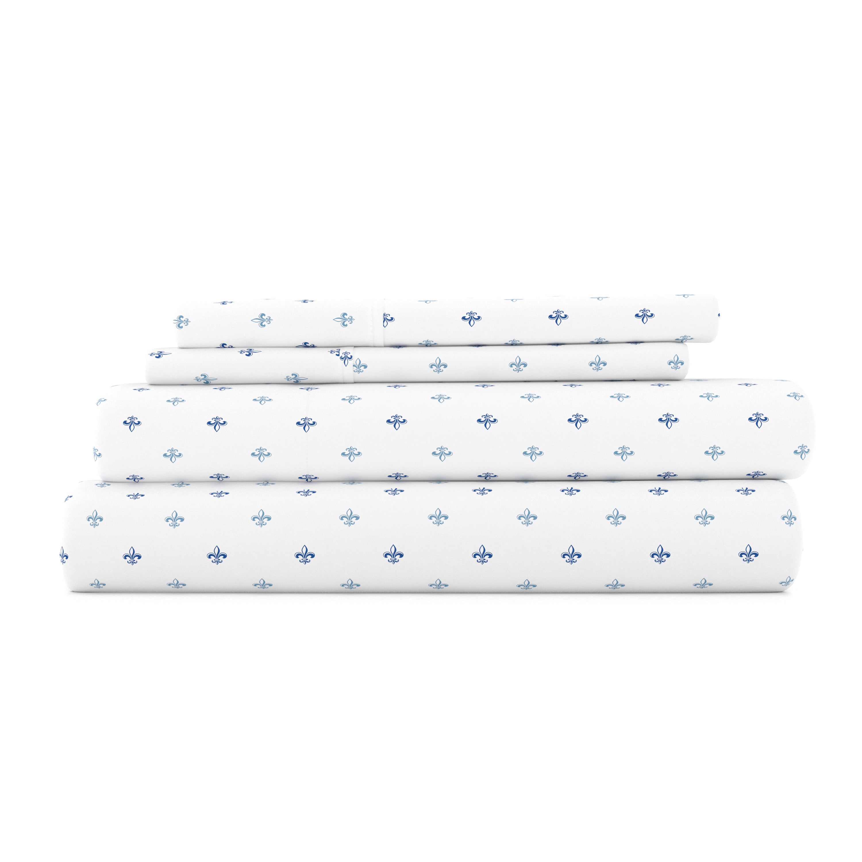 Lily 4-Piece Patterned Sheet Set