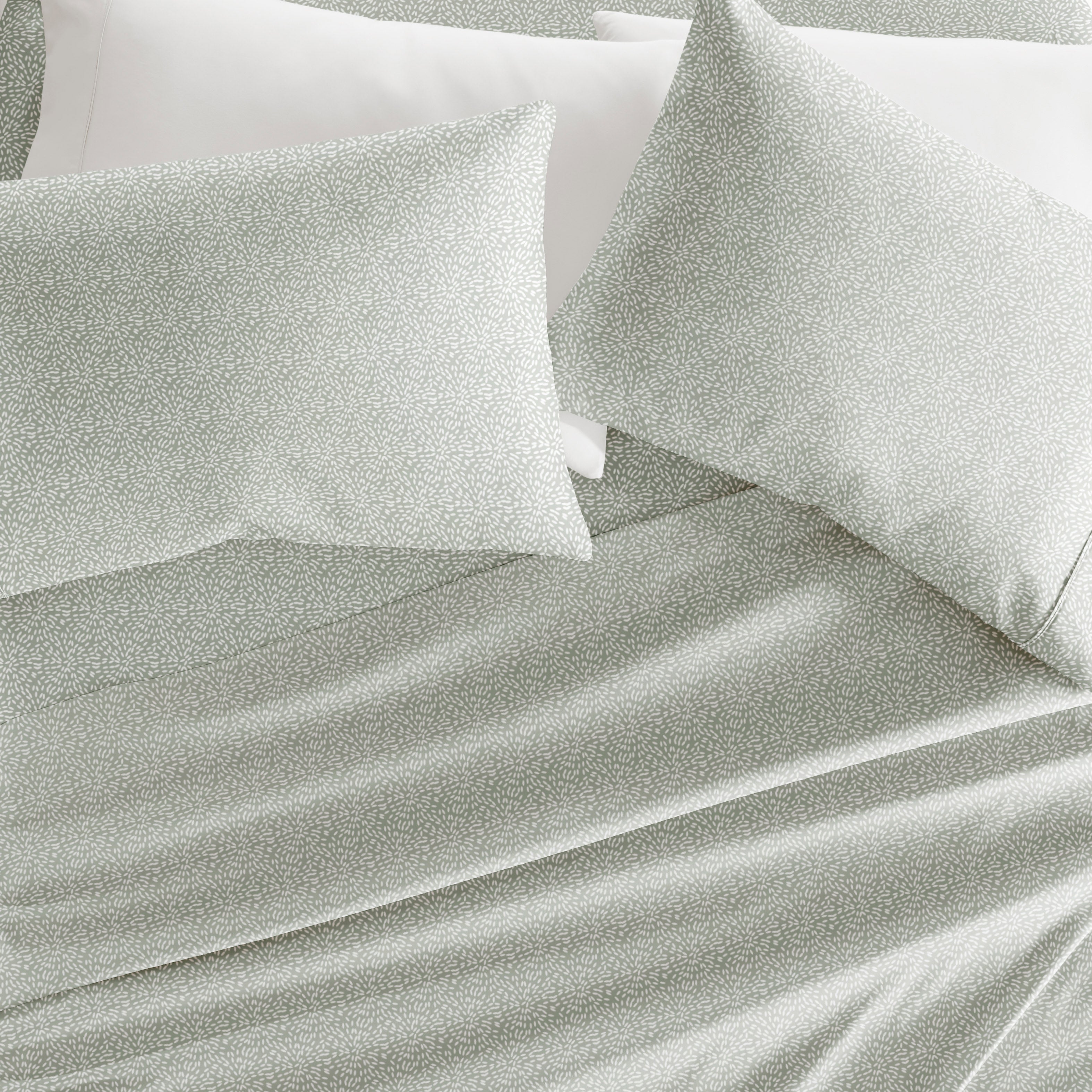 Modern Circles 4-Piece Patterned Sheet Set