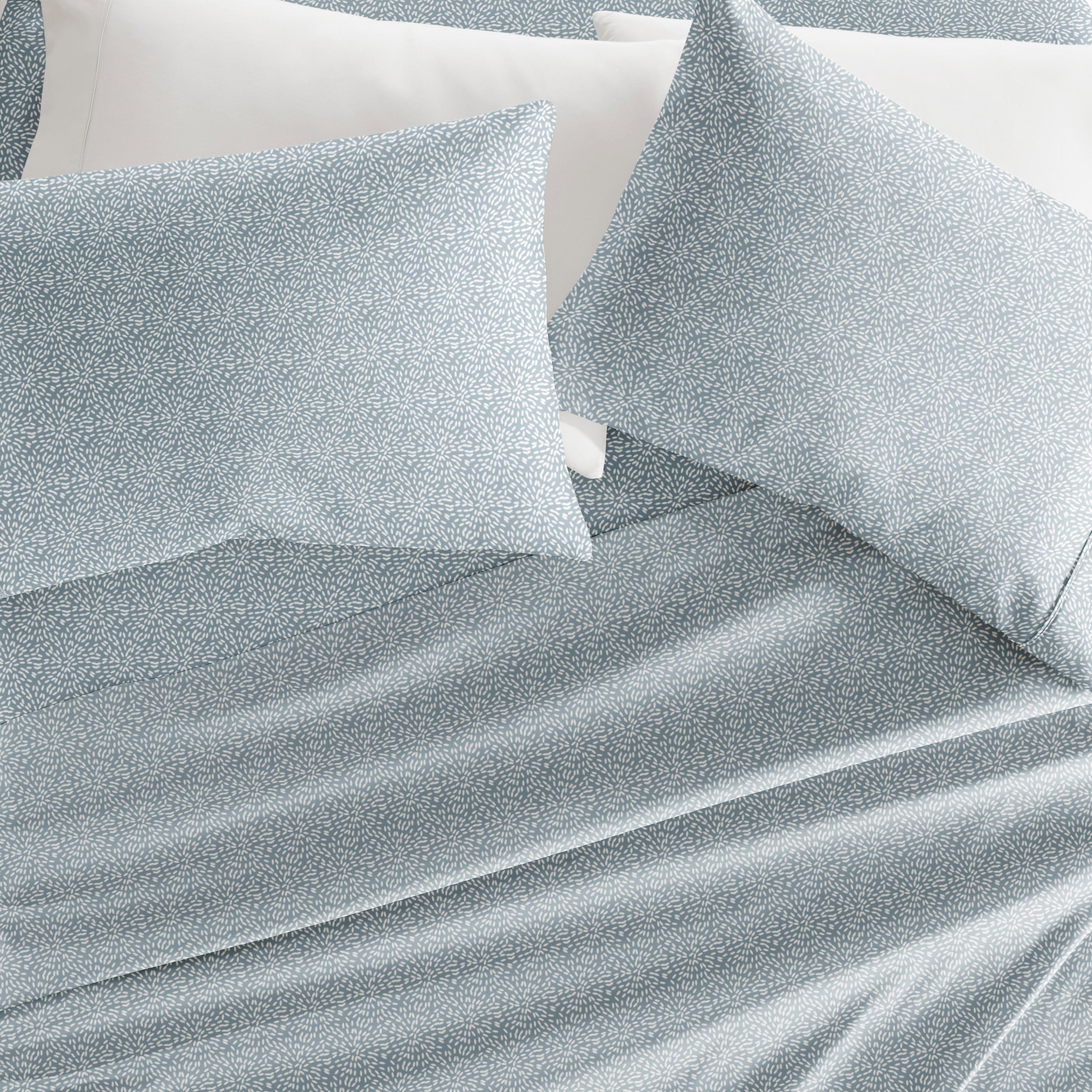 Modern Circles 4-Piece Patterned Sheet Set