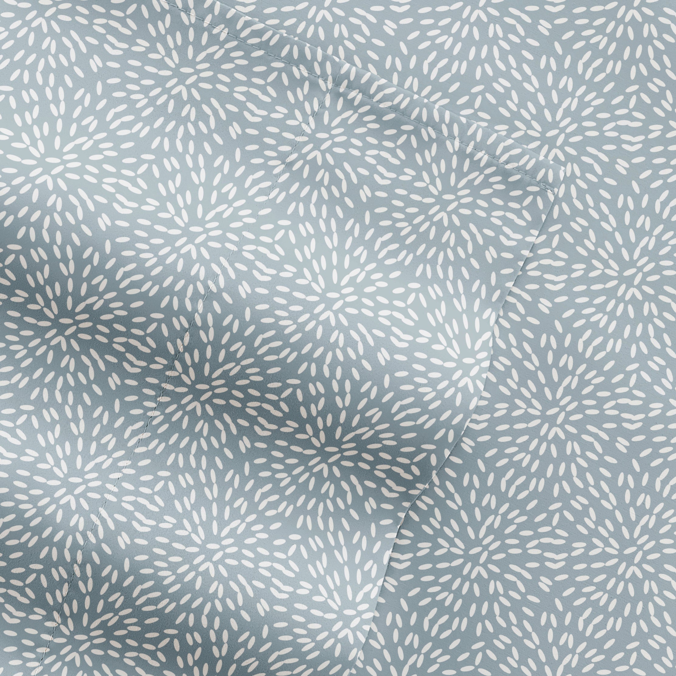 Modern Circles 4-Piece Patterned Sheet Set