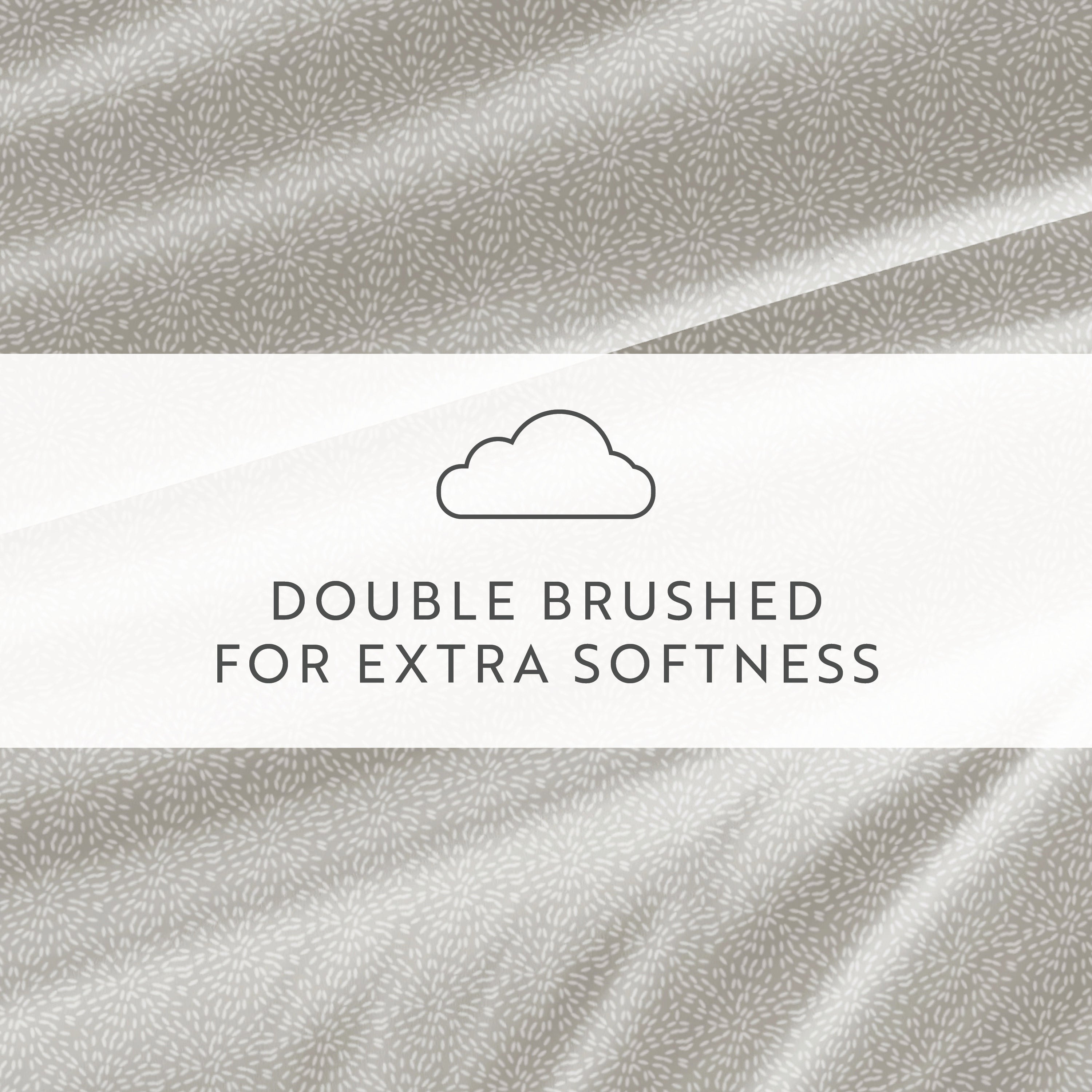 Modern Circles 4-Piece Patterned Sheet Set