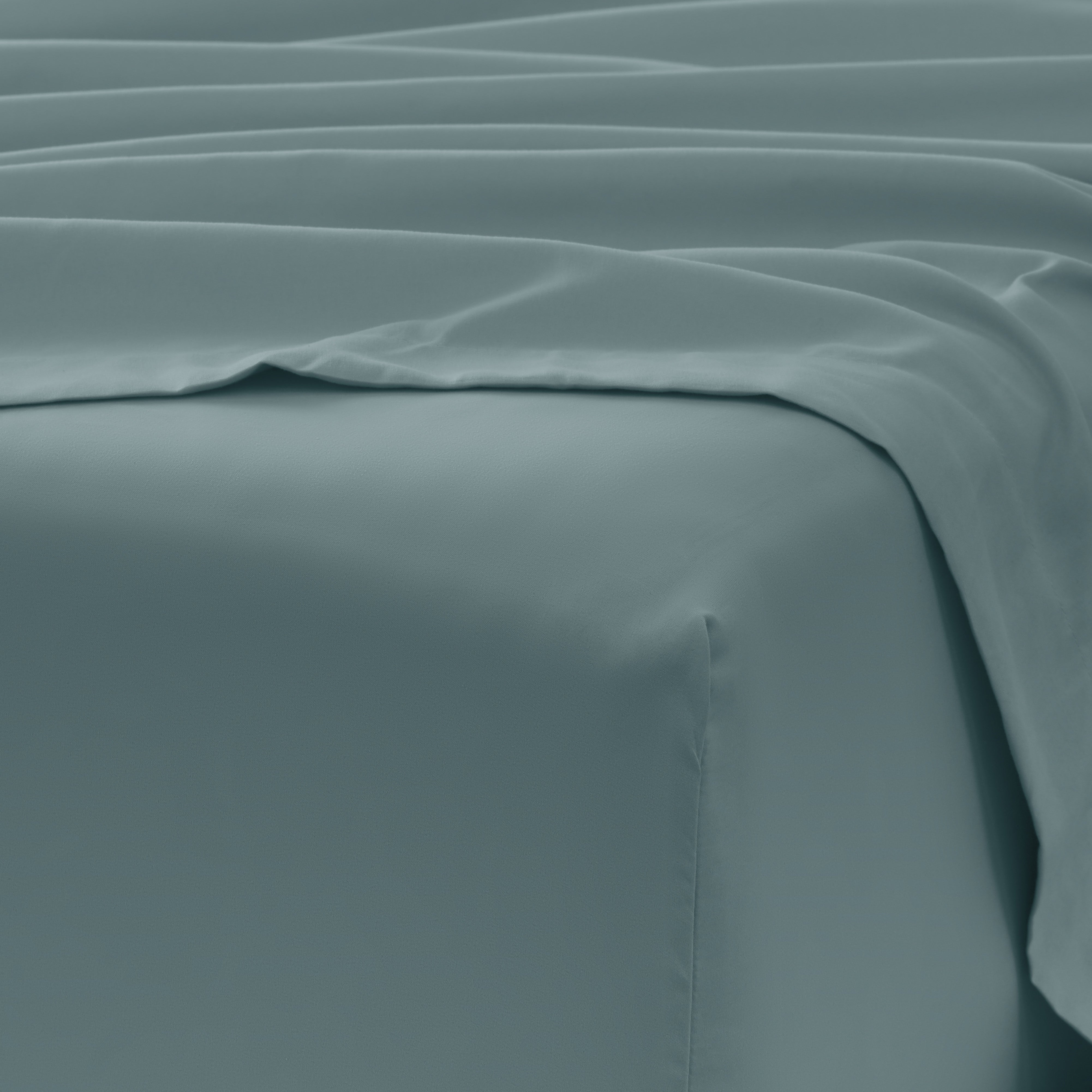 4-Piece Double Brushed Solid Sheet Set