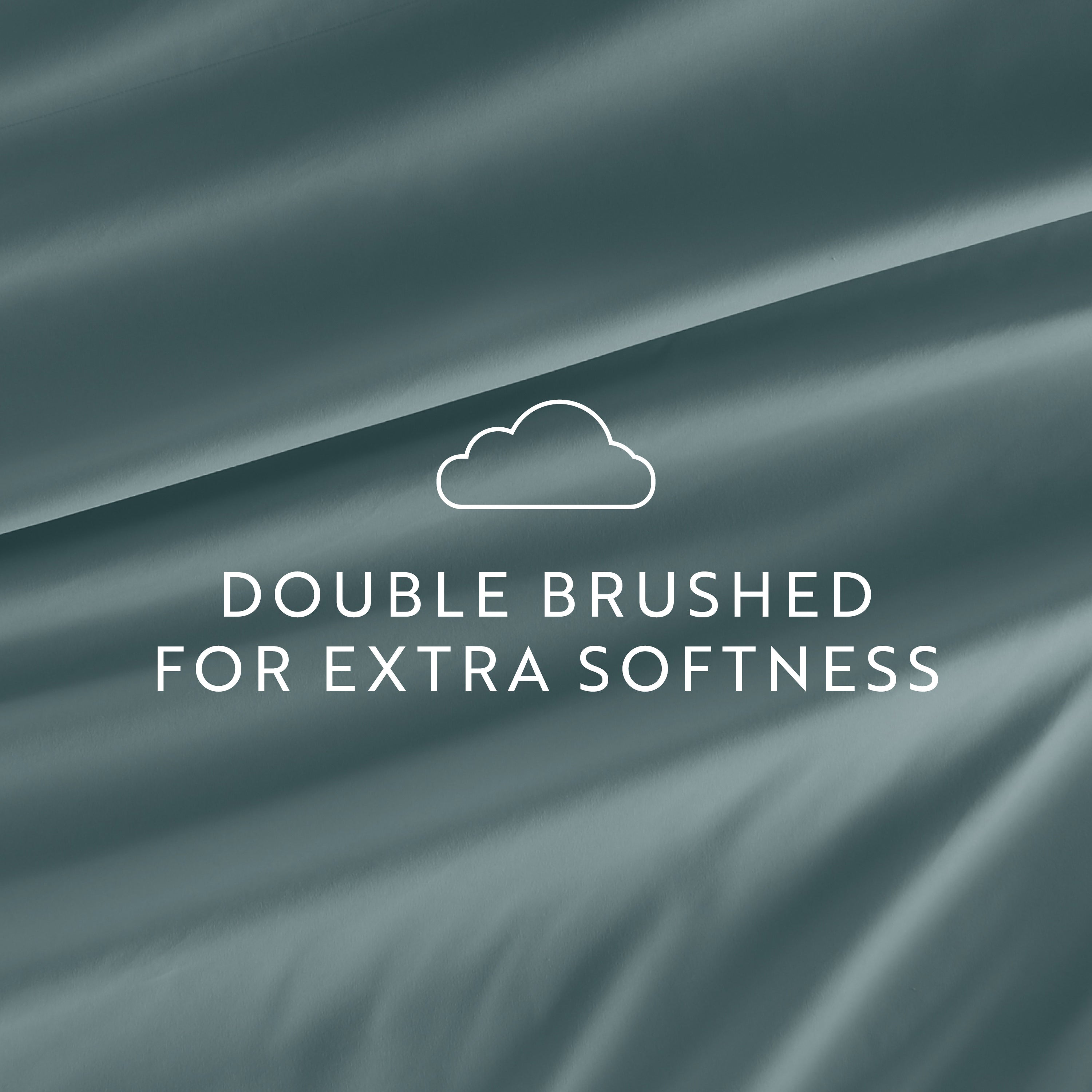 4-Piece Double Brushed Solid Sheet Set