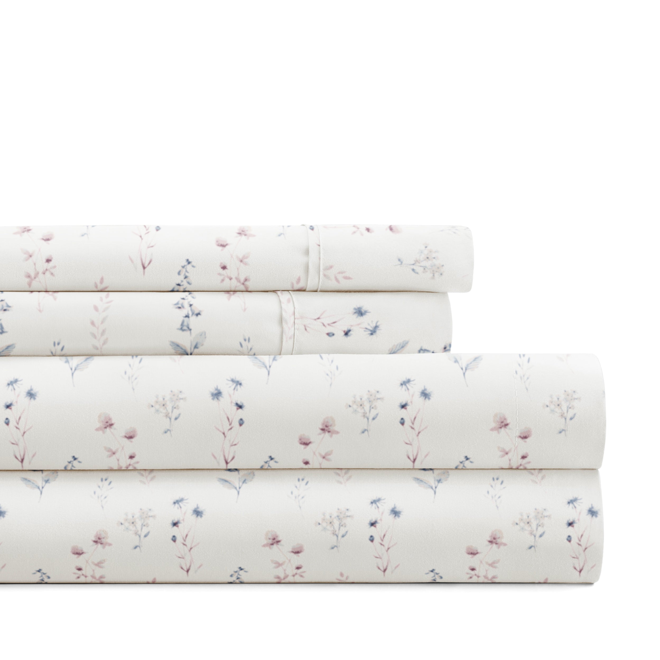 Painted Meadow 4-Piece Patterned Sheet Set