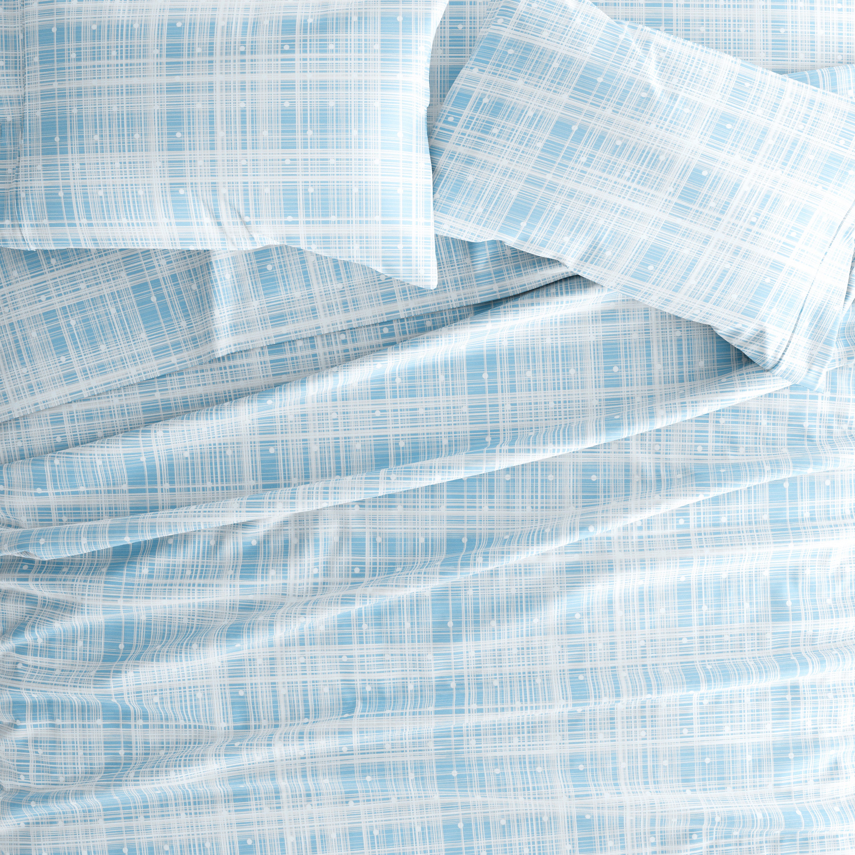 Polka Dot 4-Piece Patterned Sheet Set