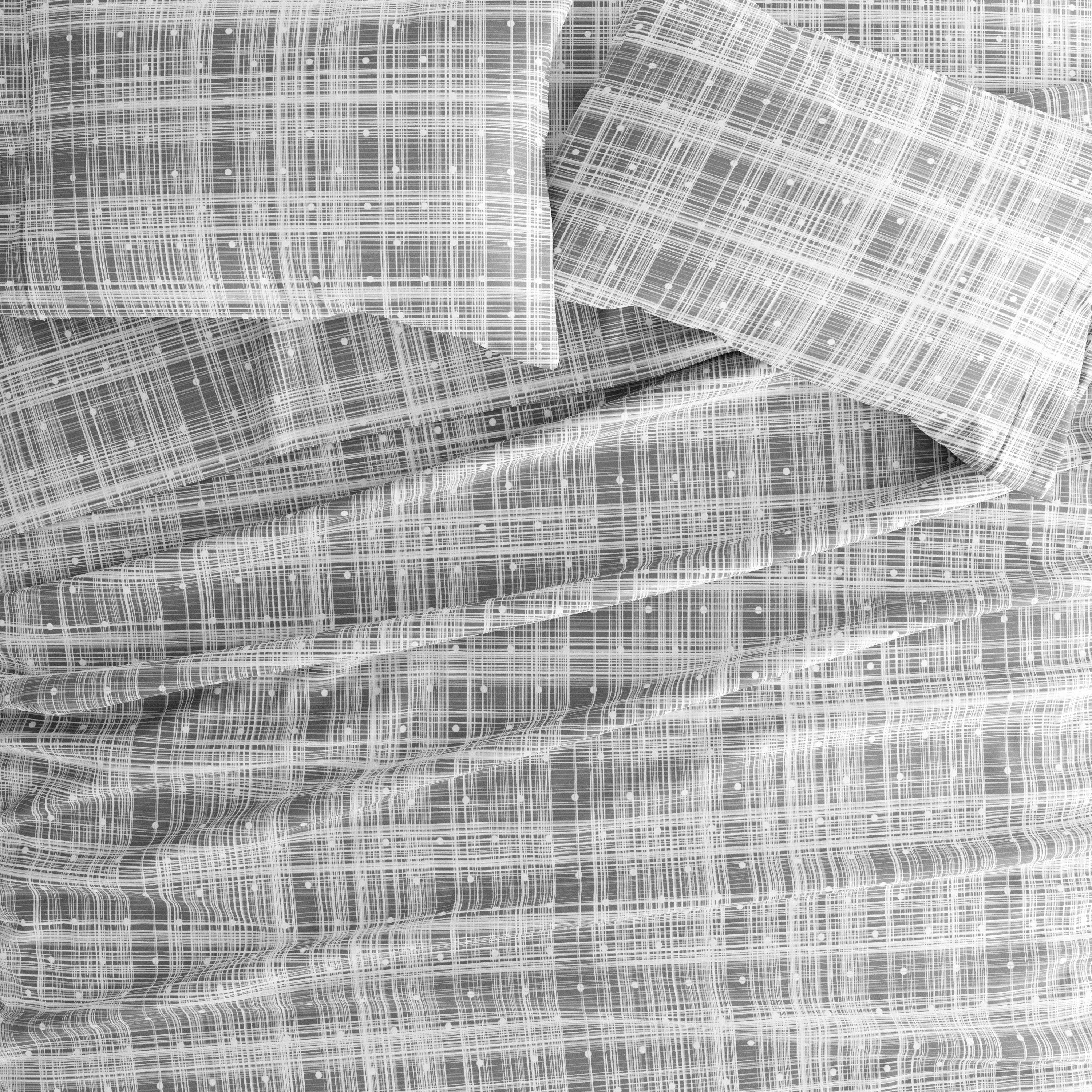 Polka Dot 4-Piece Patterned Sheet Set