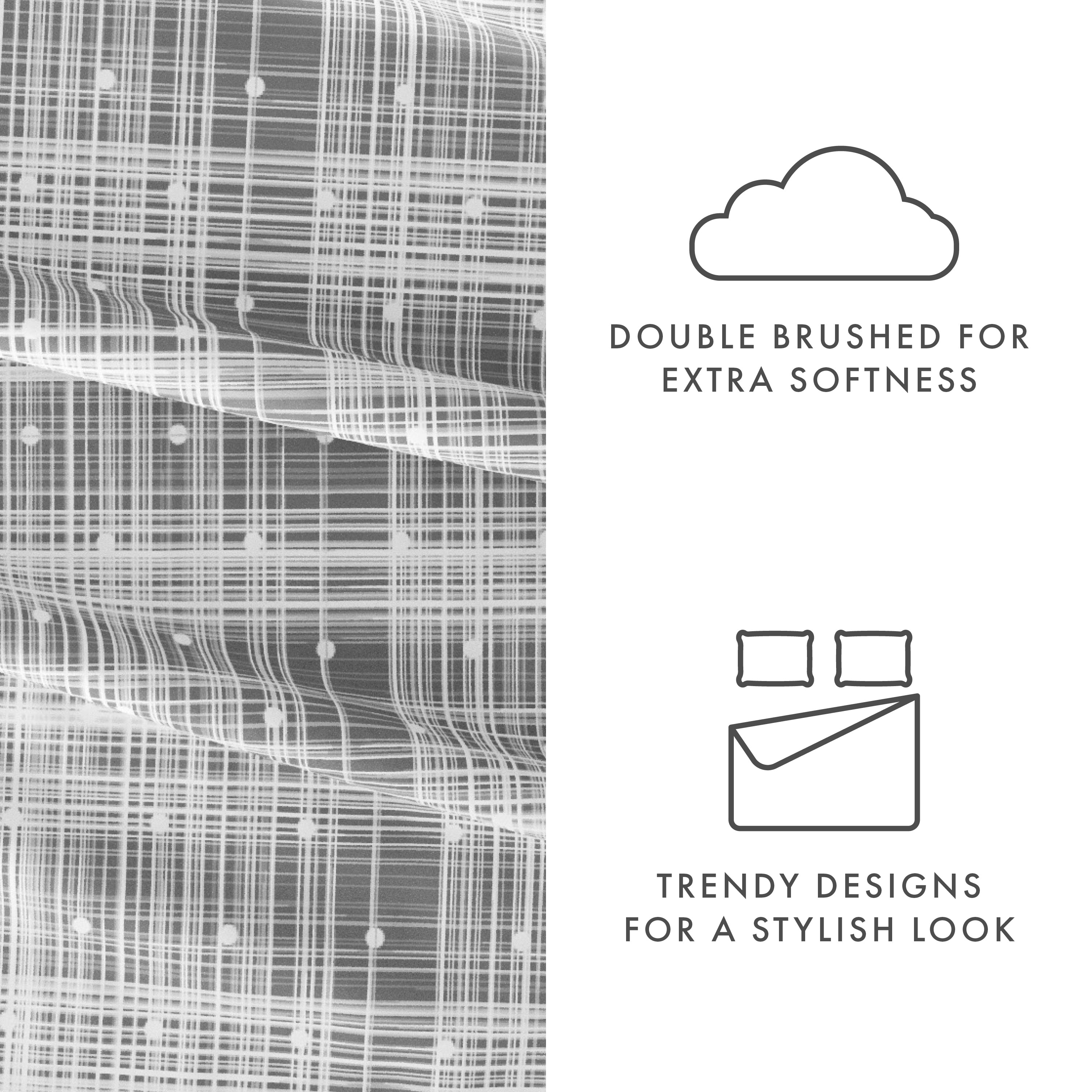 Polka Dot 4-Piece Patterned Sheet Set