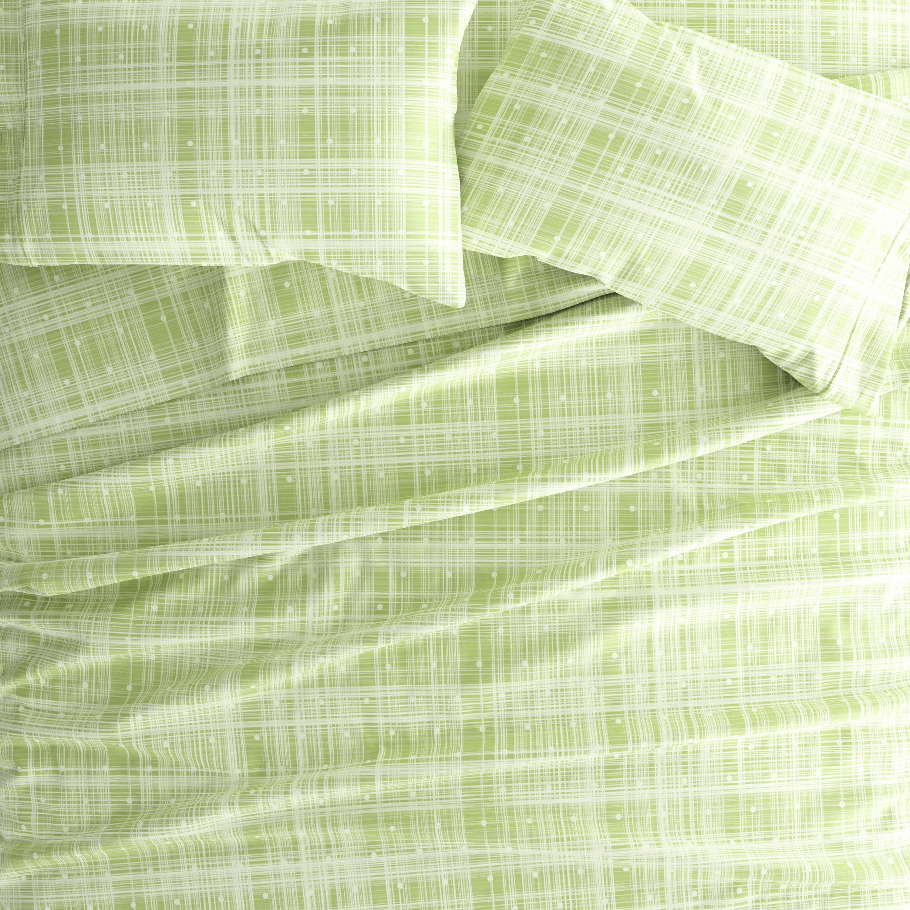 Polka Dot 4-Piece Patterned Sheet Set