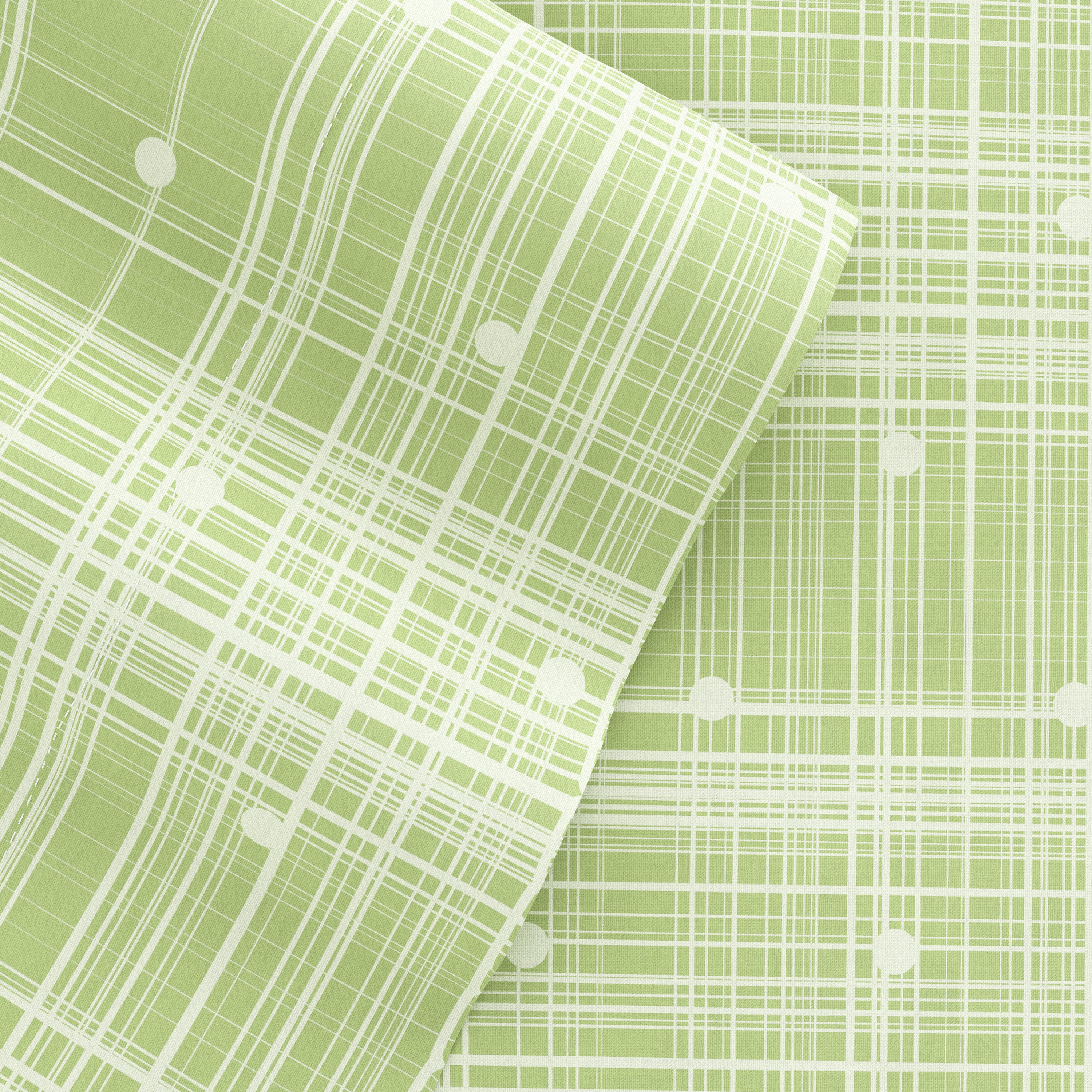 Polka Dot 4-Piece Patterned Sheet Set