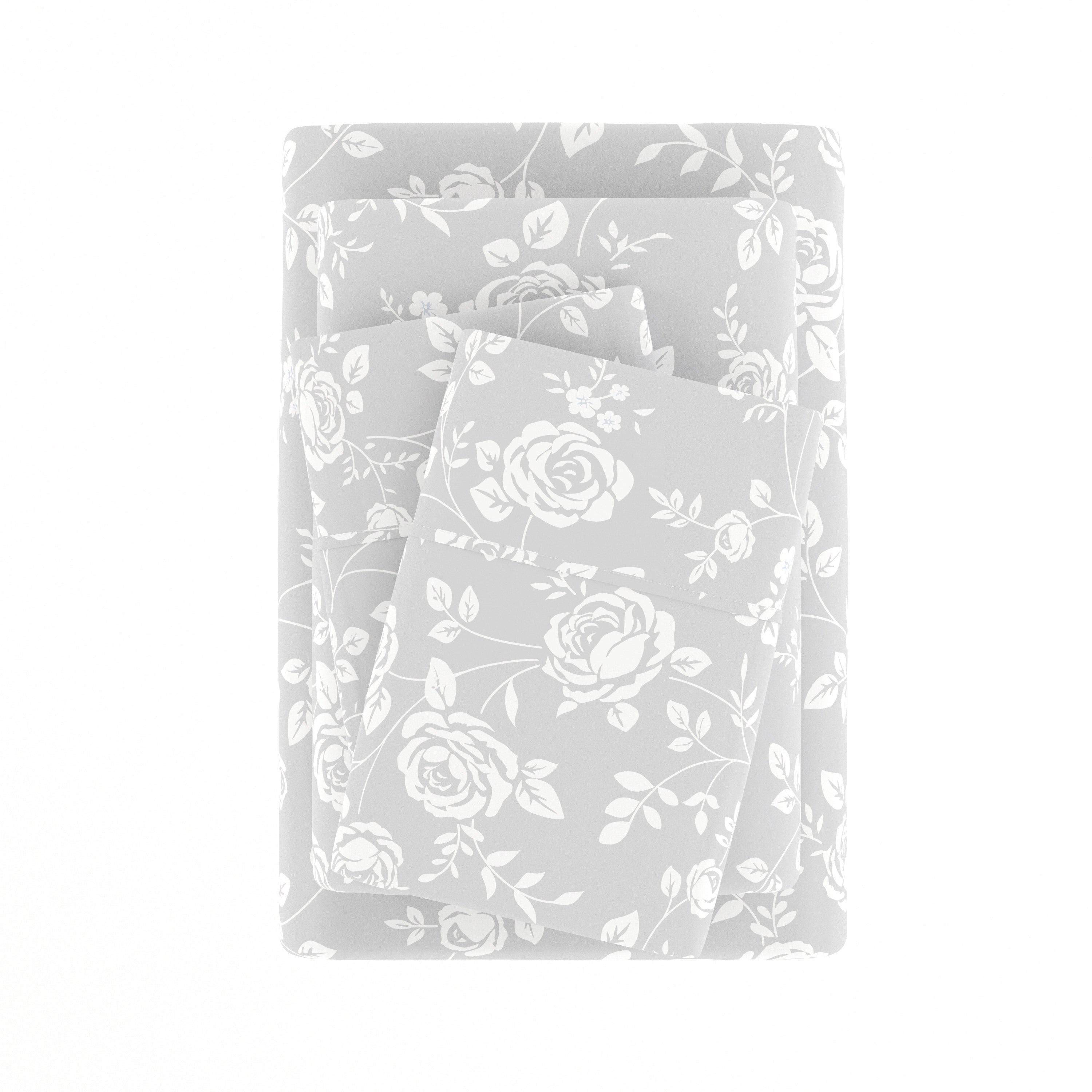 Rose 4-Piece Patterned Sheet Set