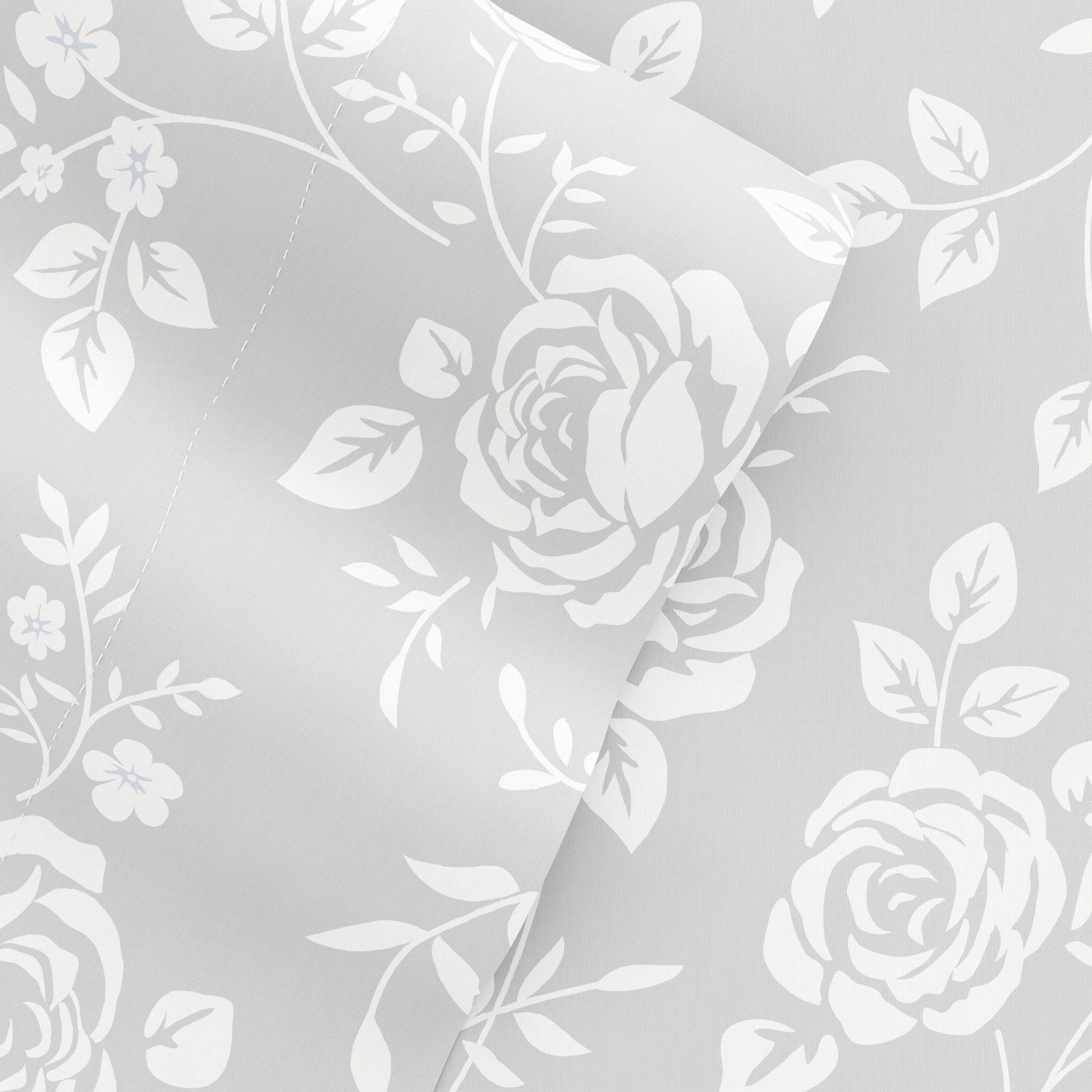Rose 4-Piece Patterned Sheet Set
