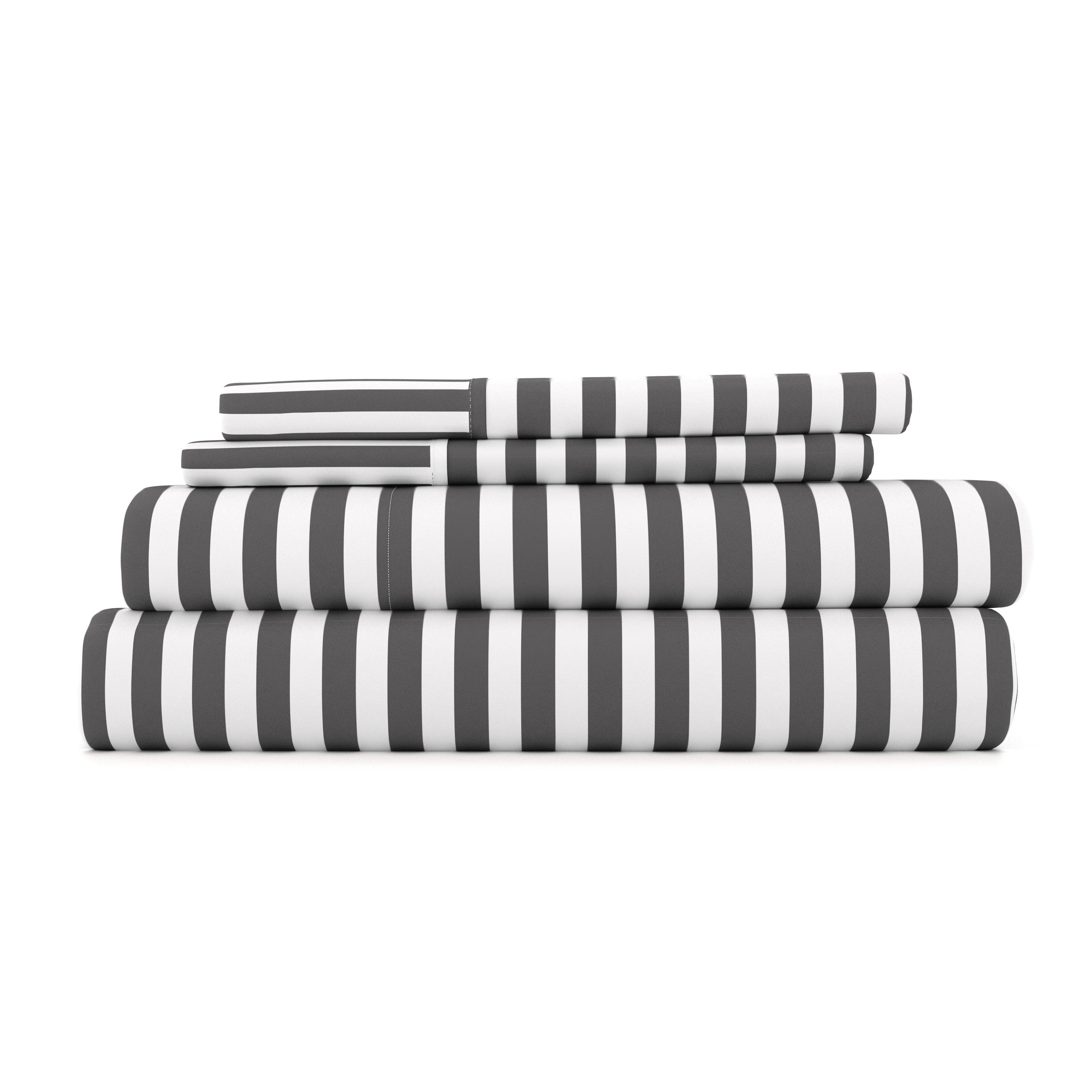 Ribbon 4-Piece Patterned Sheet Set