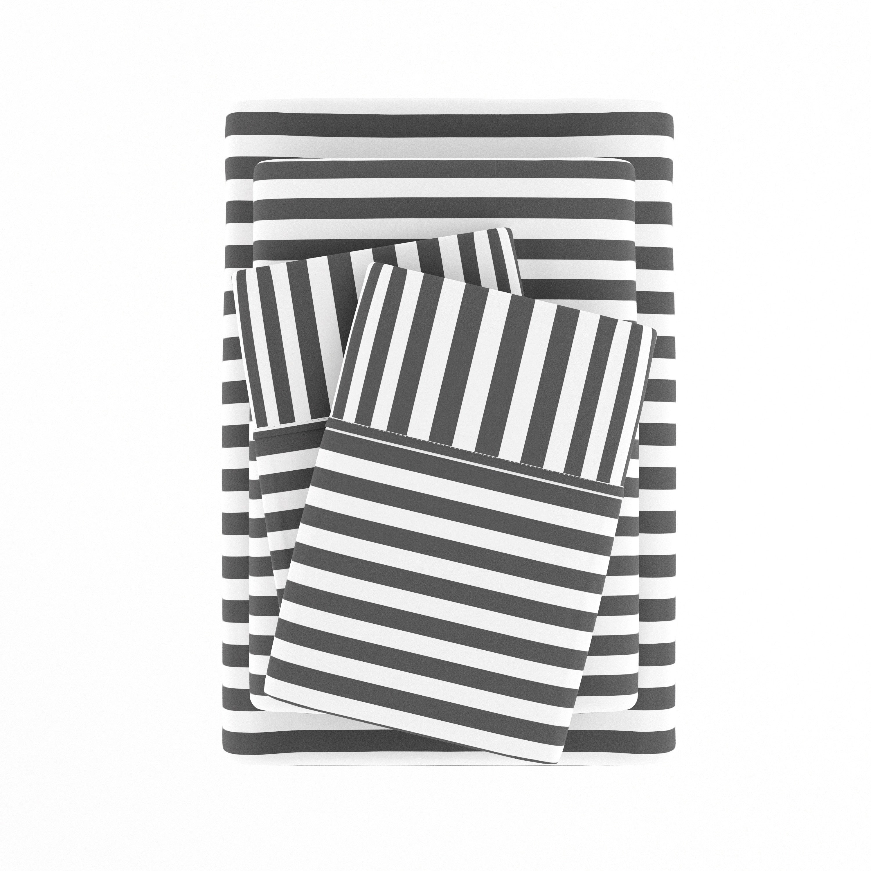Ribbon 4-Piece Patterned Sheet Set
