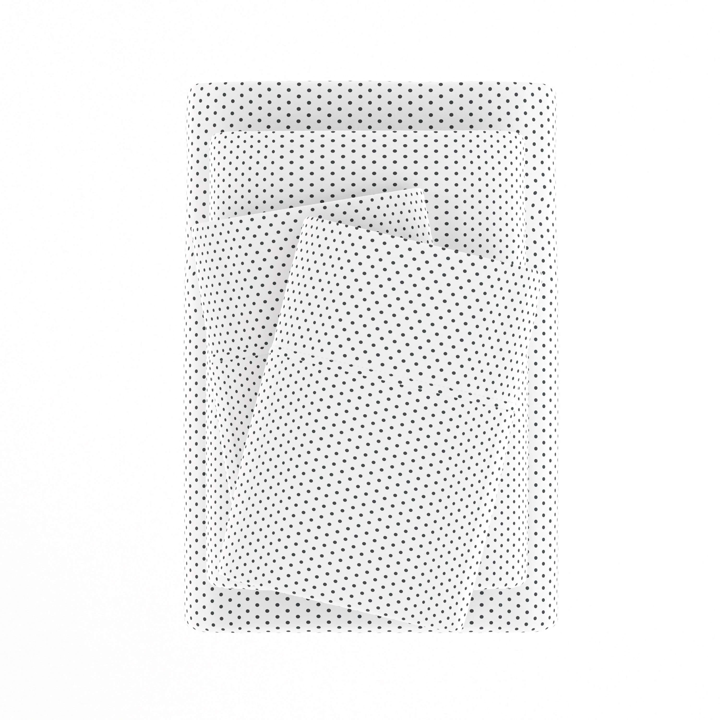 Stippled 4-Piece Patterned Sheet Set