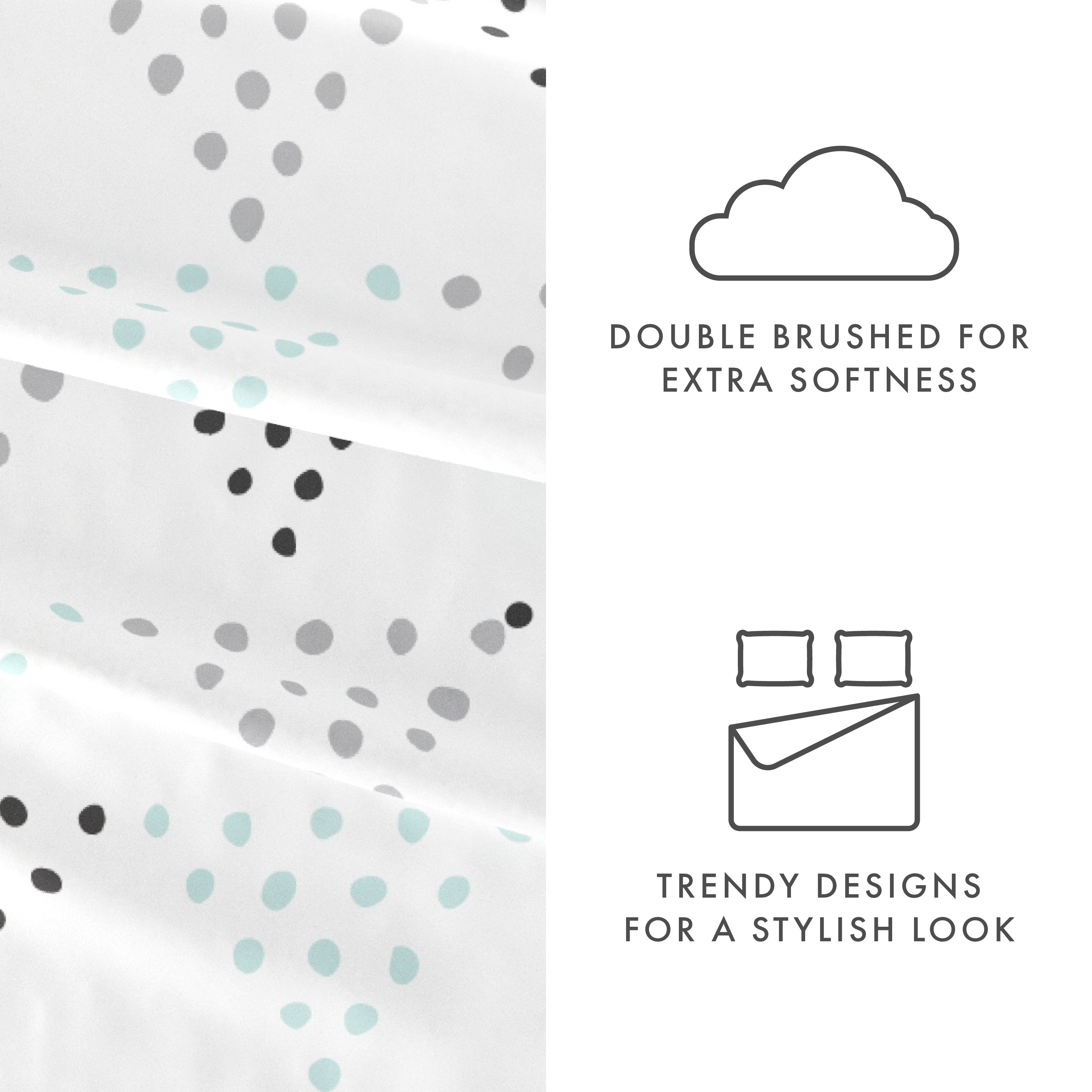 Trio 4-Piece Patterned Sheet Set