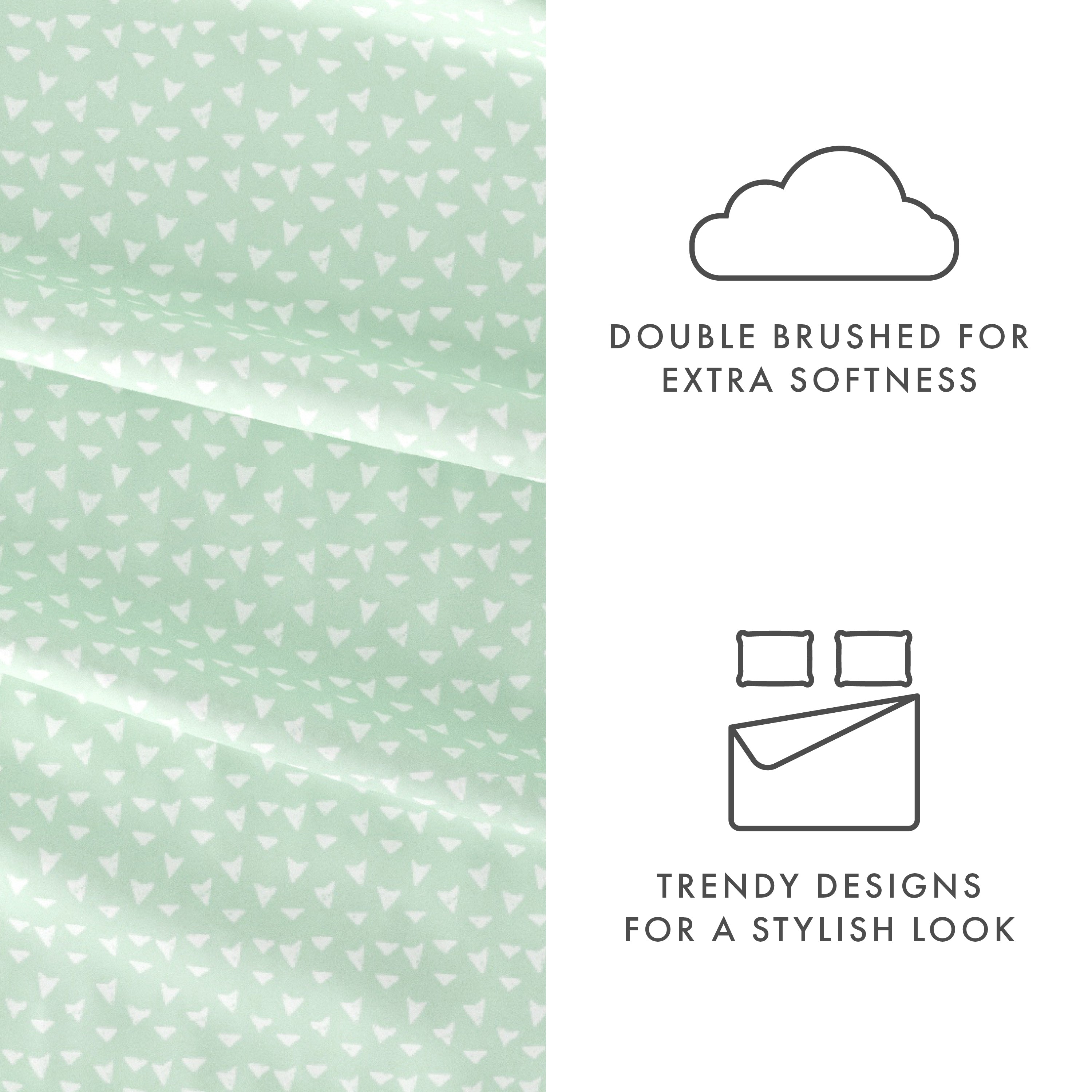 Urban Arrows 4-Piece Patterned Sheet Set