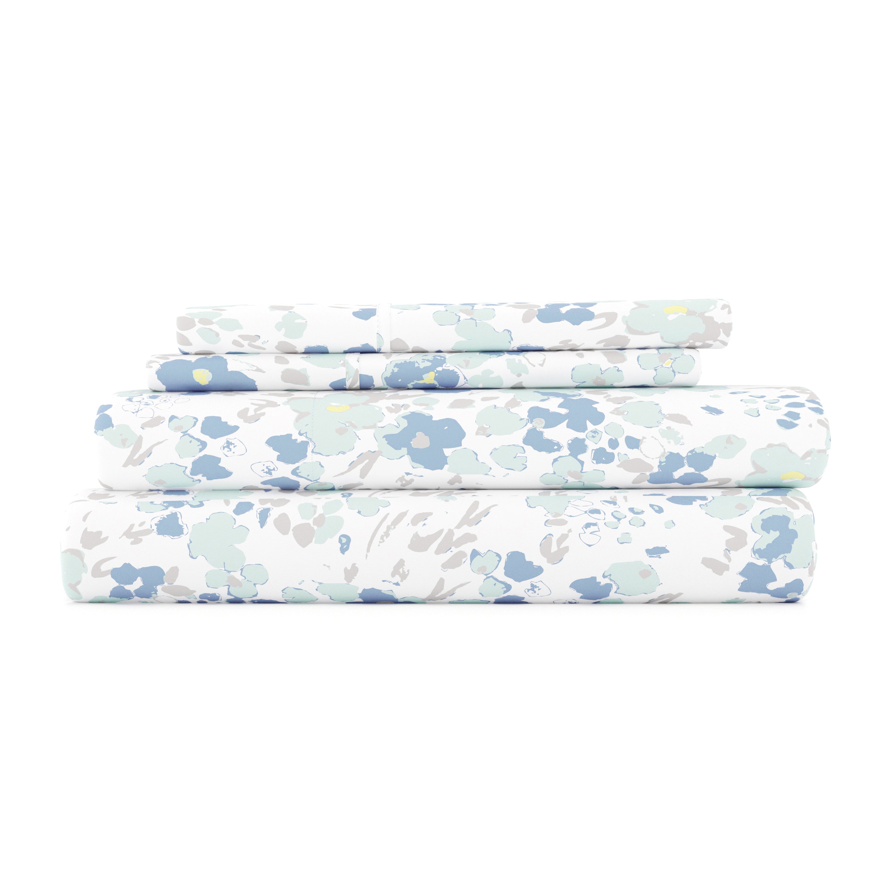Violets 4-Piece Patterned Sheet Set