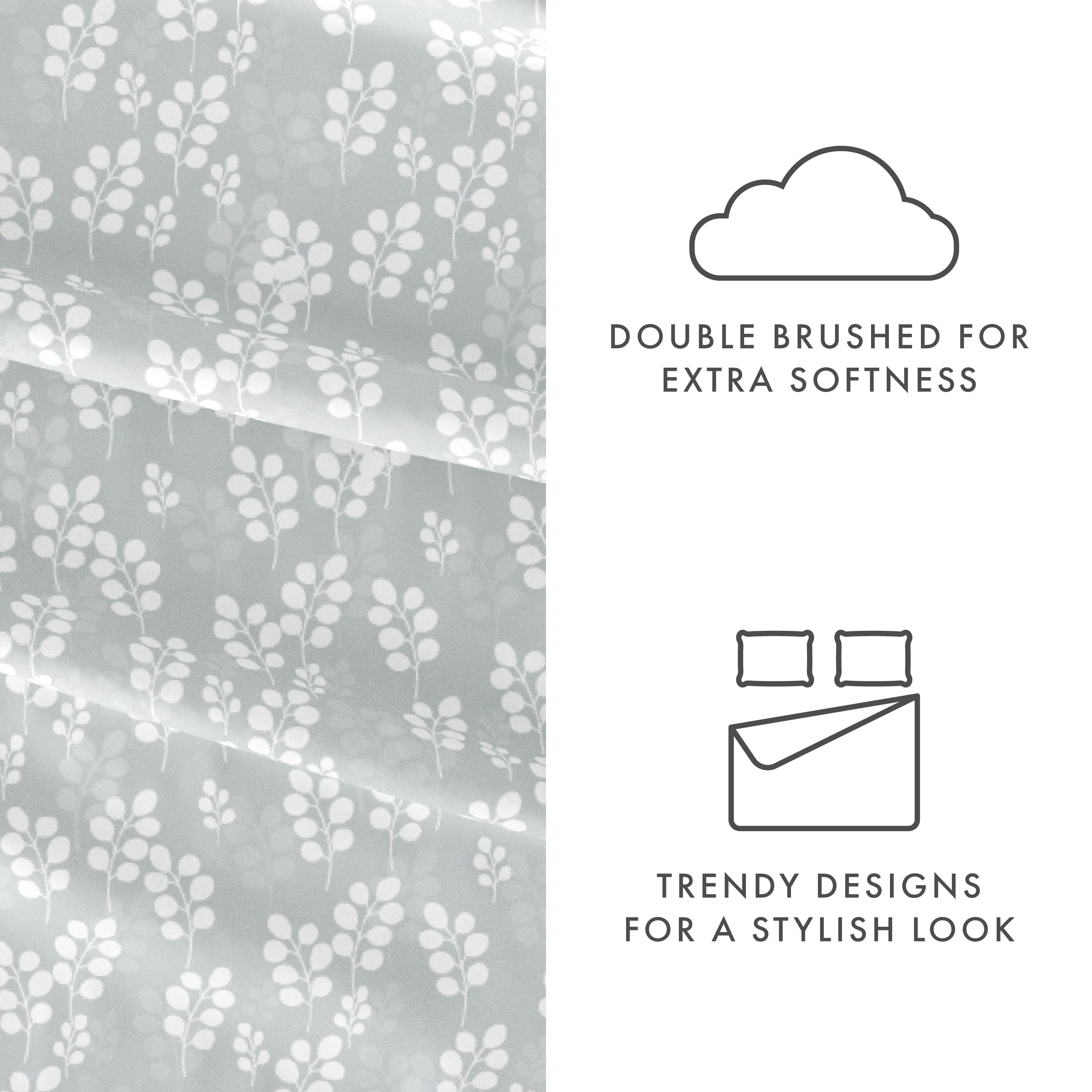 Wheatfield 4-Piece Patterned Sheet Set