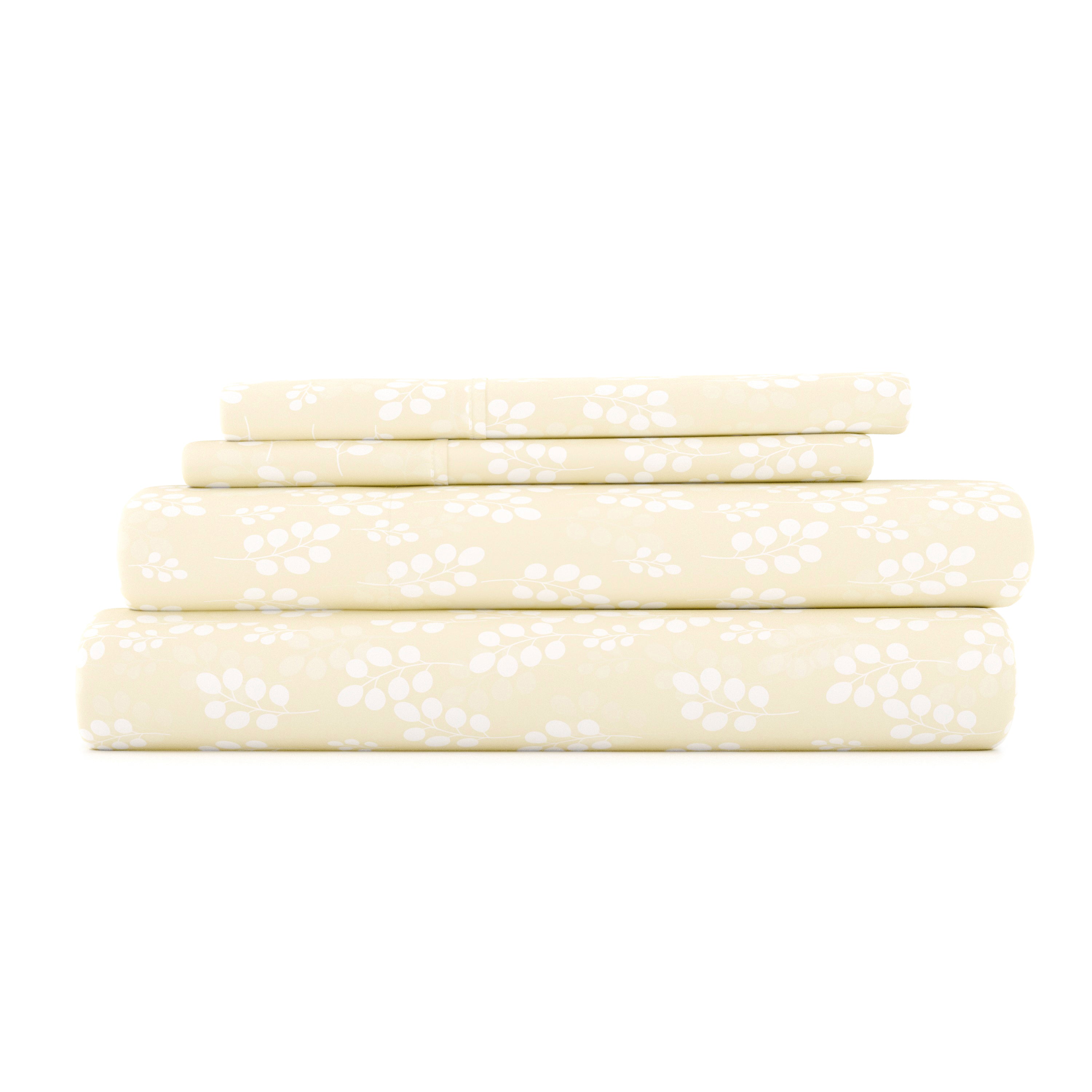Wheatfield 4-Piece Patterned Sheet Set