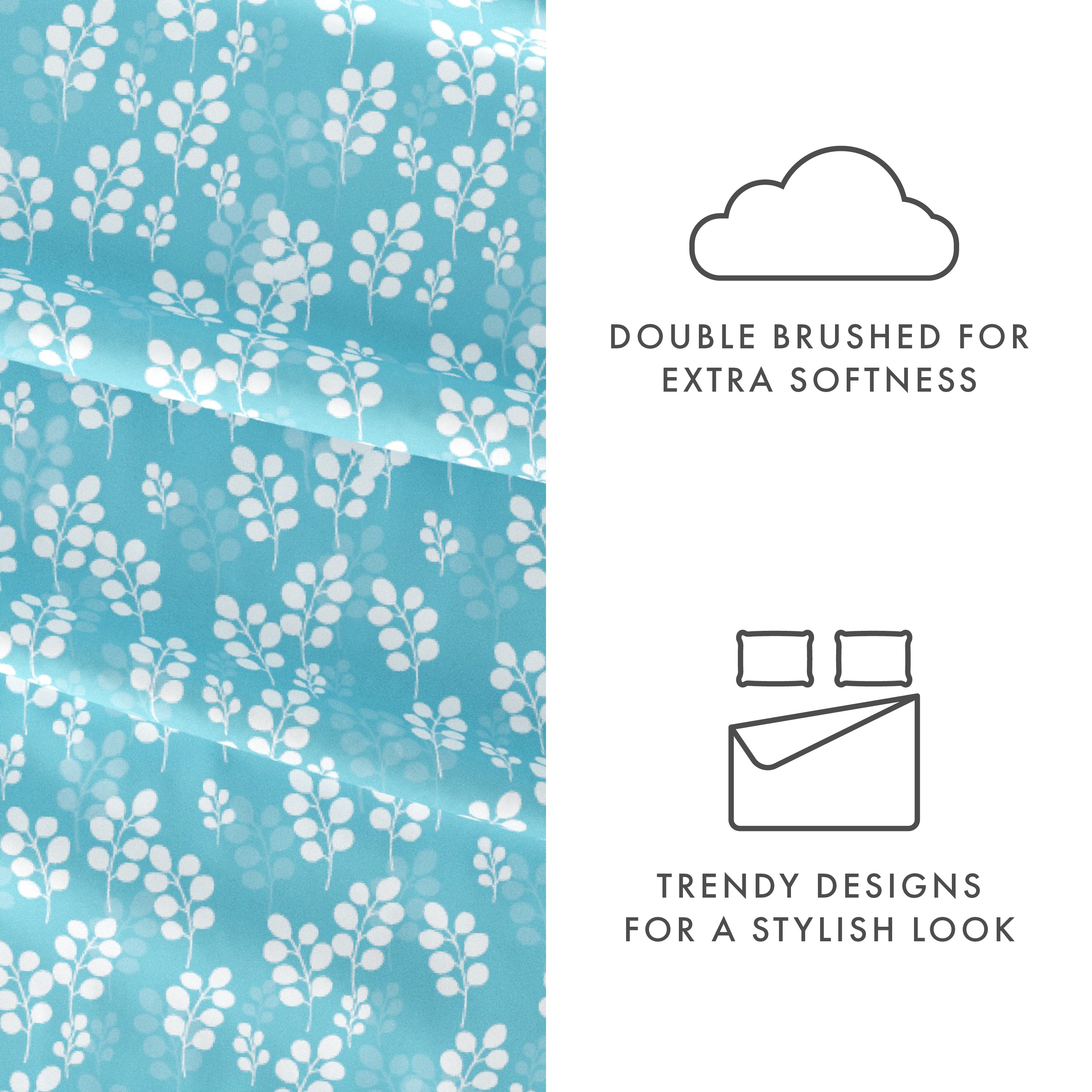 Wheatfield 4-Piece Patterned Sheet Set