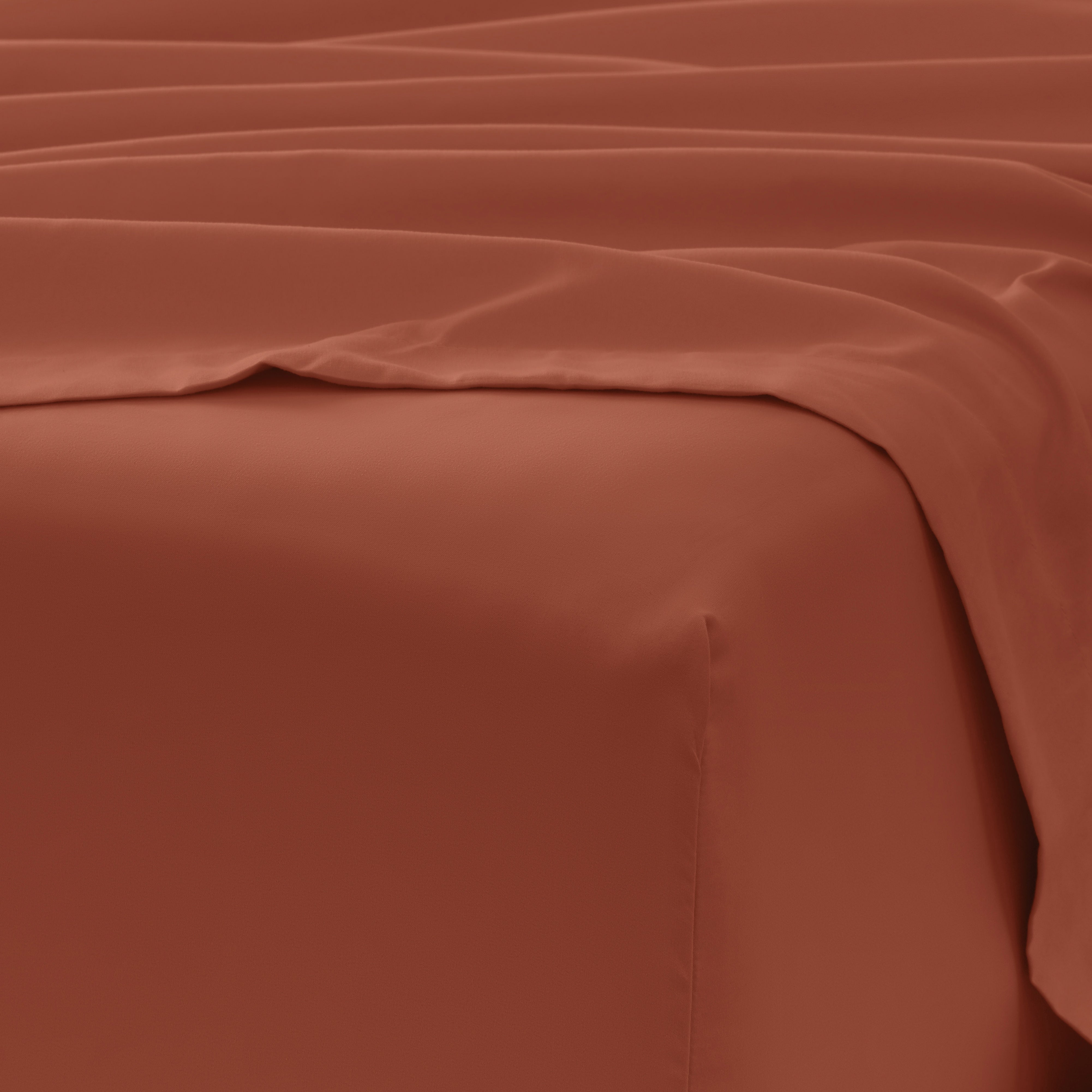 6-Piece Double Brushed Solid Sheet Set