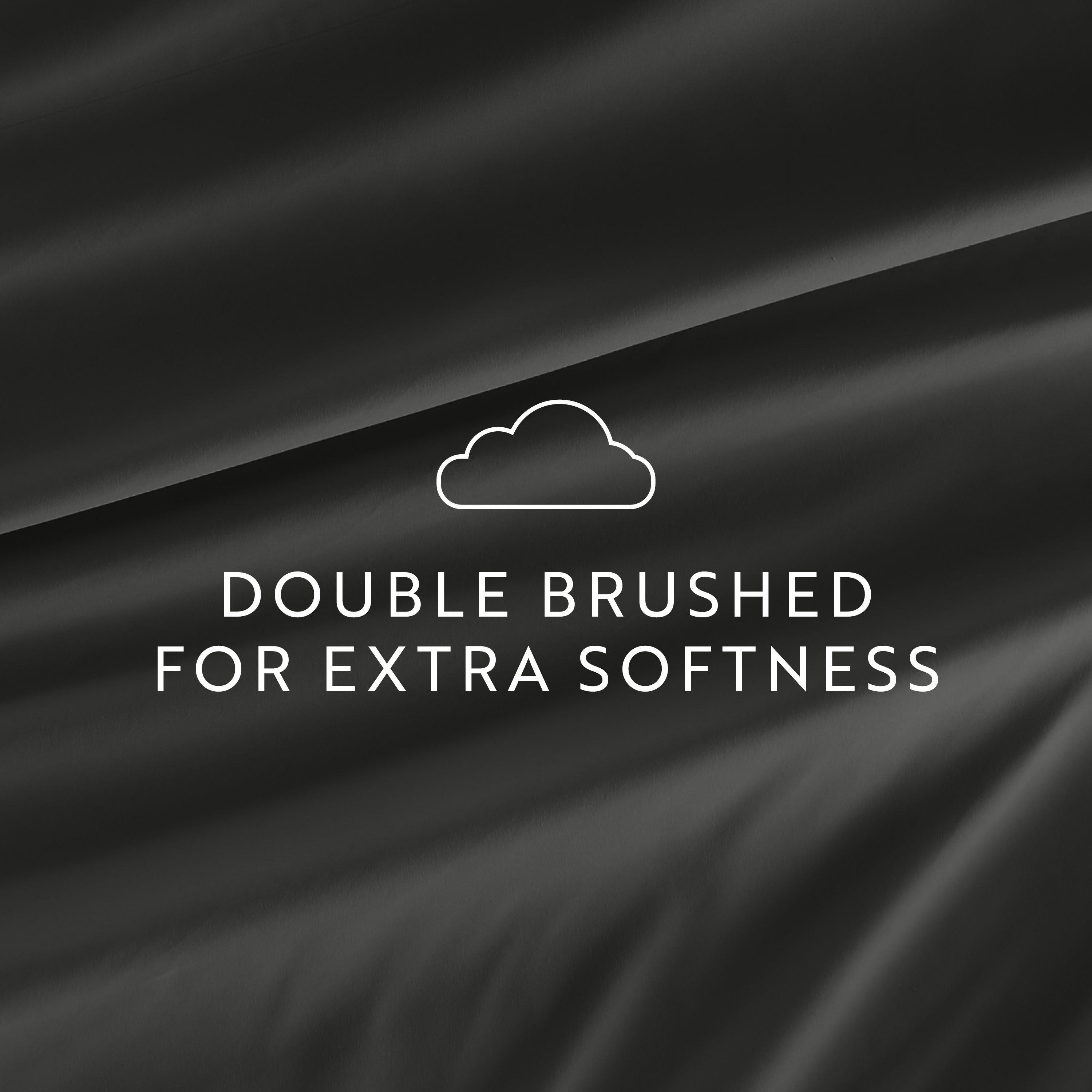 6-Piece Double Brushed Solid Sheet Set