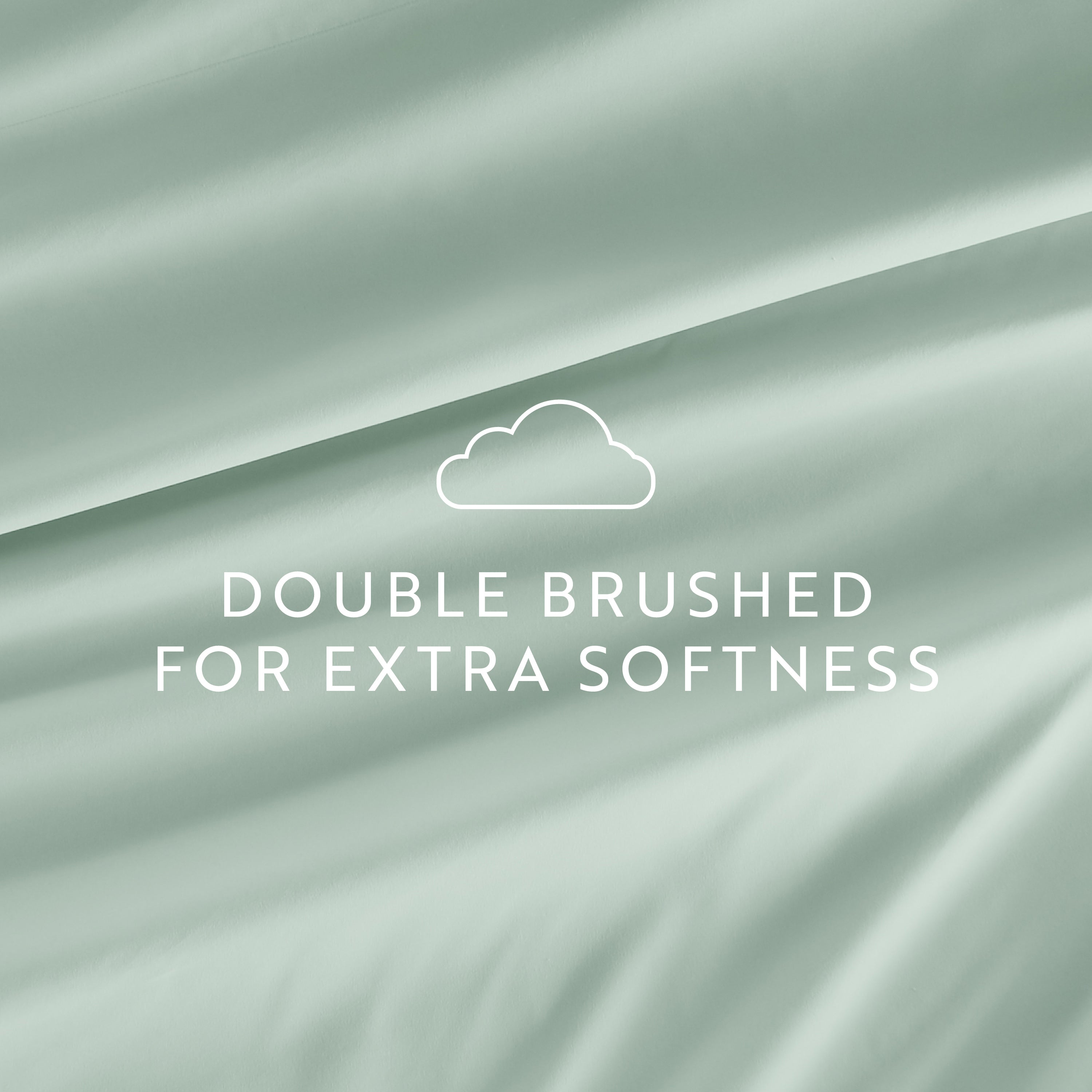 6-Piece Double Brushed Solid Sheet Set