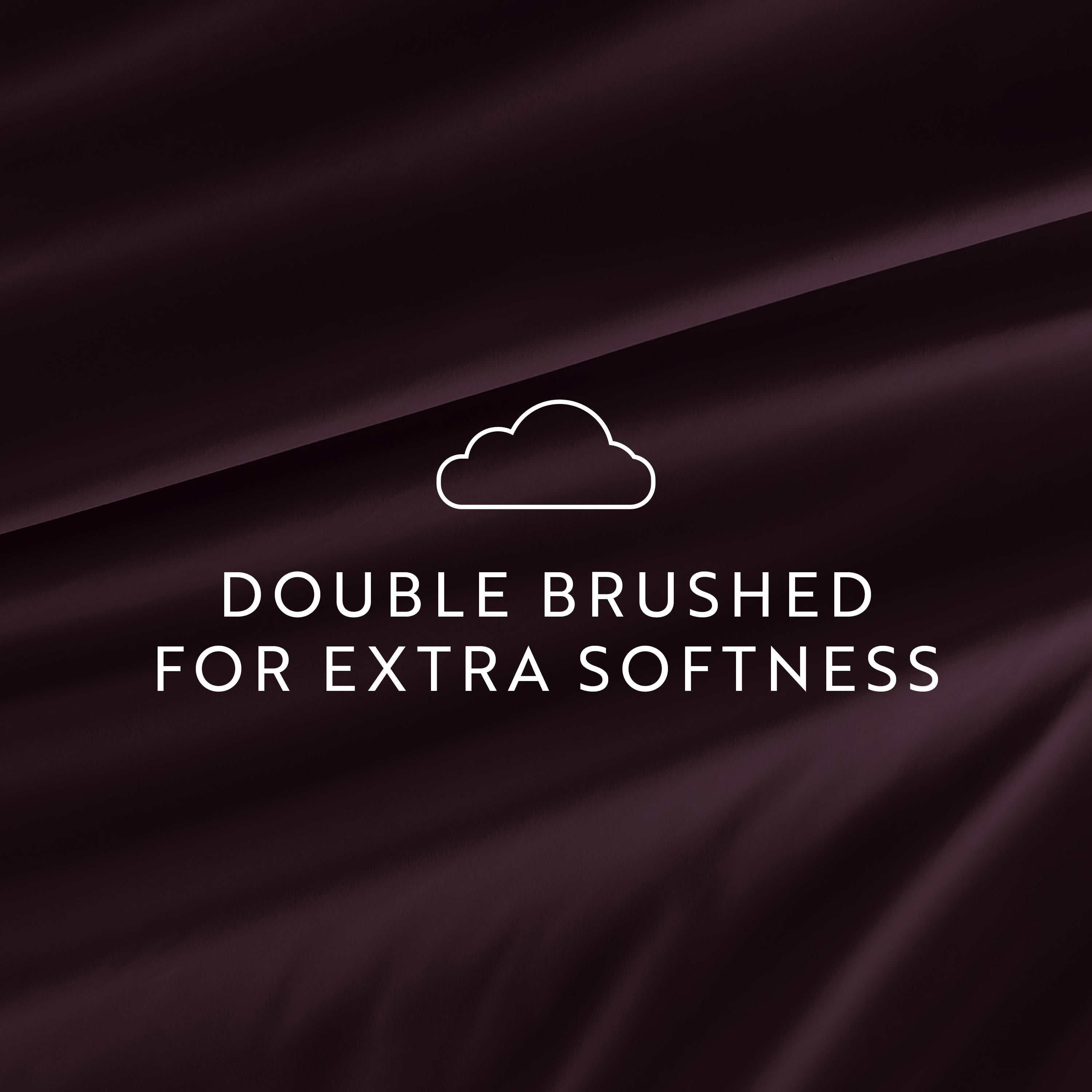 6-Piece Double Brushed Solid Sheet Set