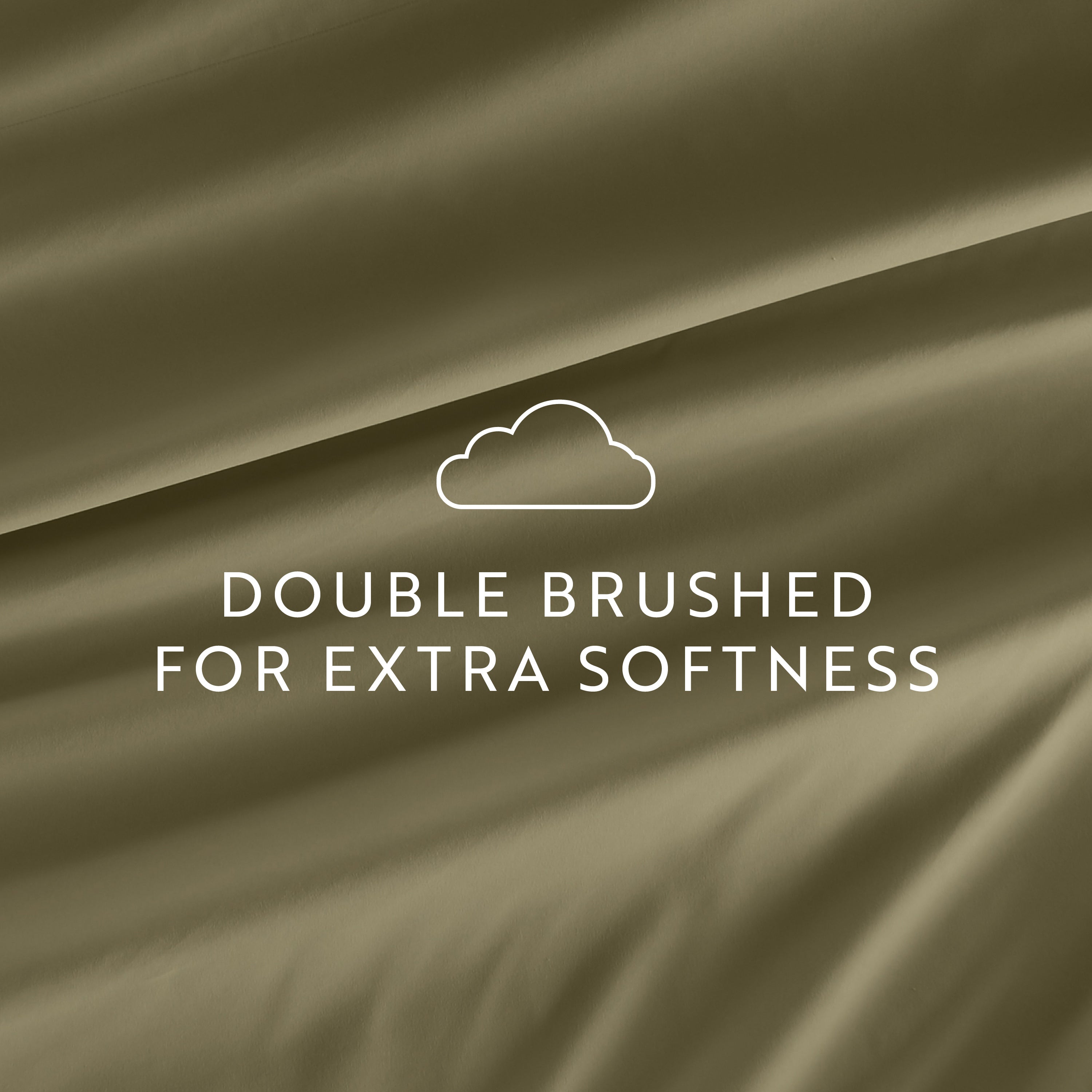 6-Piece Double Brushed Solid Sheet Set