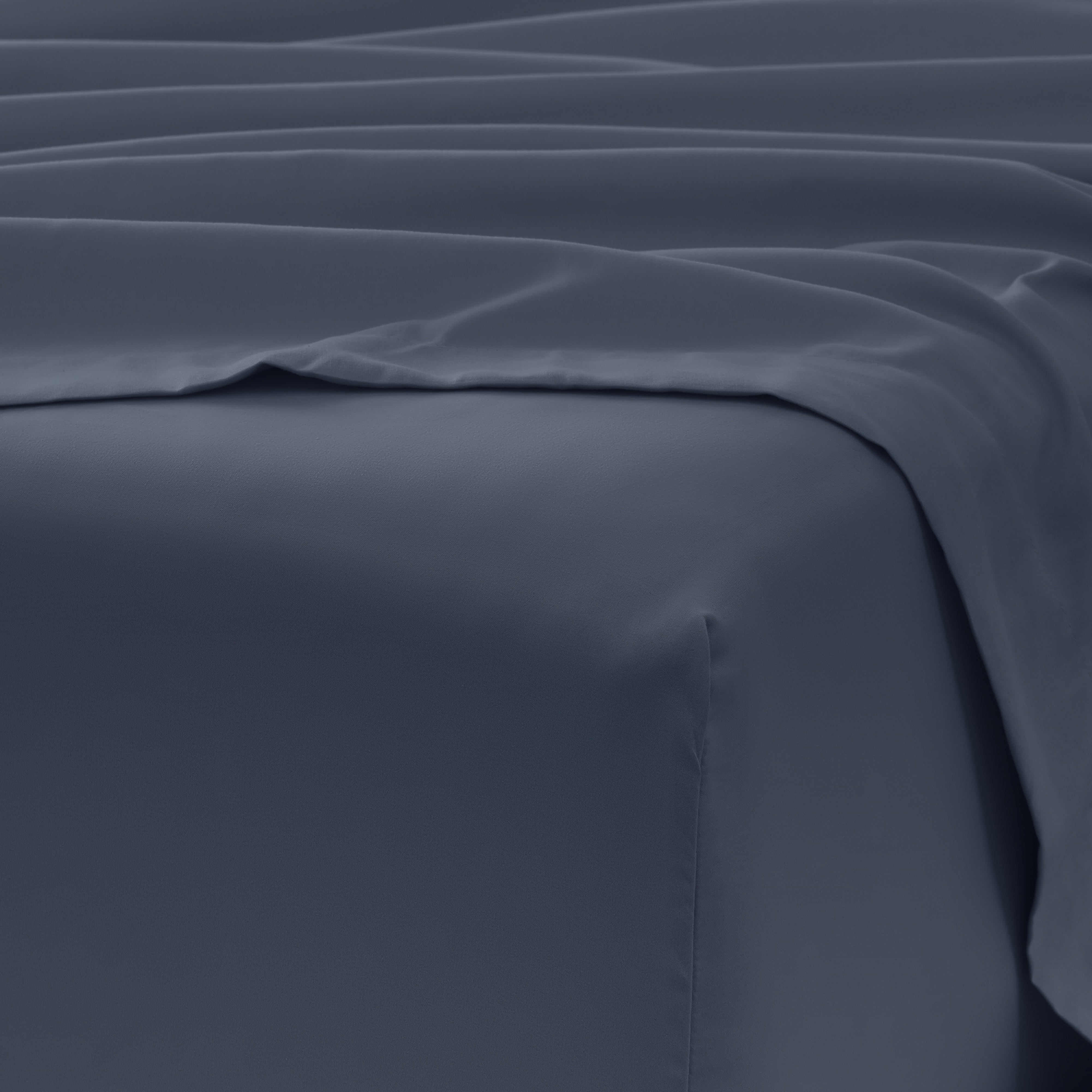 6-Piece Double Brushed Solid Sheet Set
