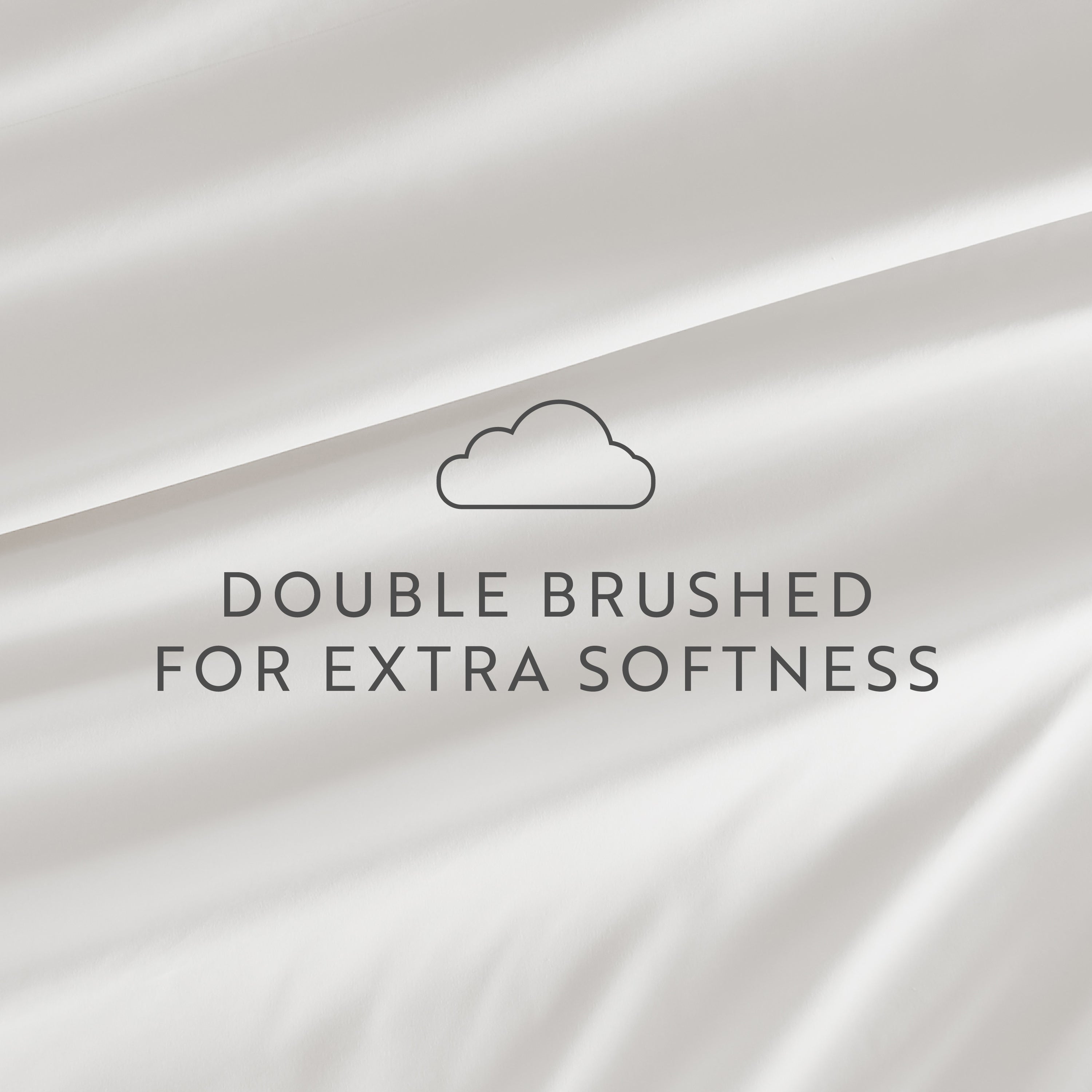 6-Piece Double Brushed Solid Sheet Set