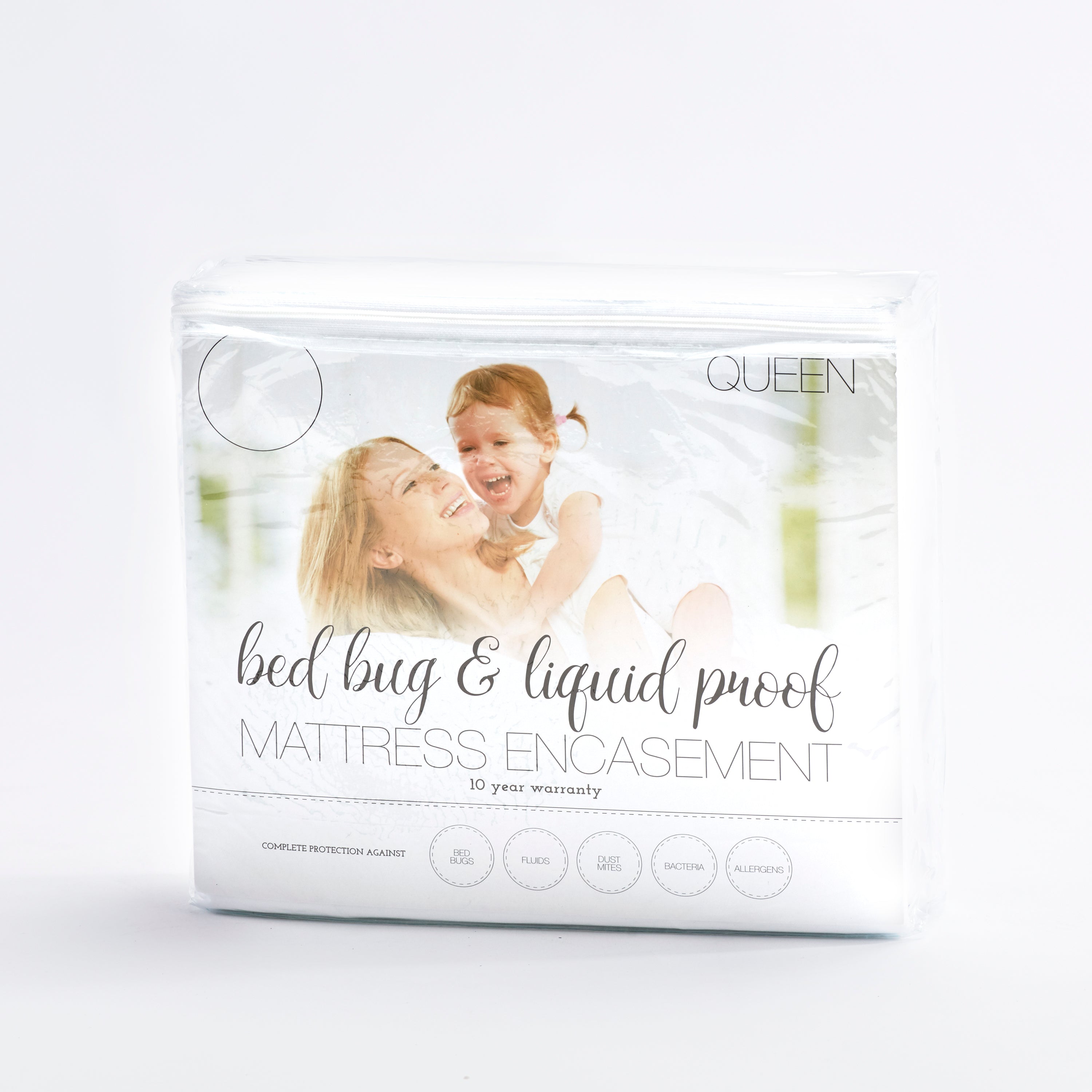 Zipper Enclosed Bed Bug Mattress Protector