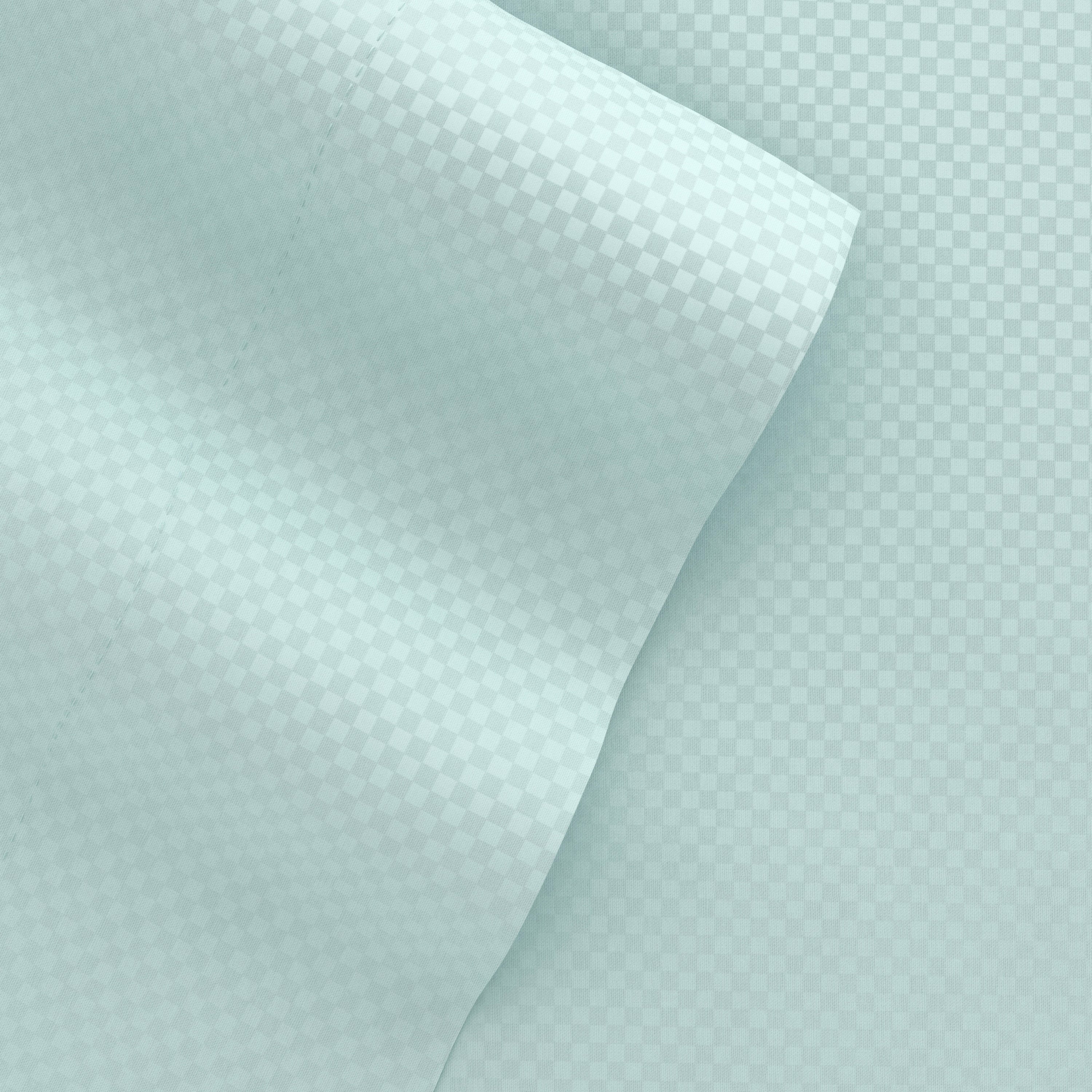 Checkered Embossed 4-Piece Sheet Set