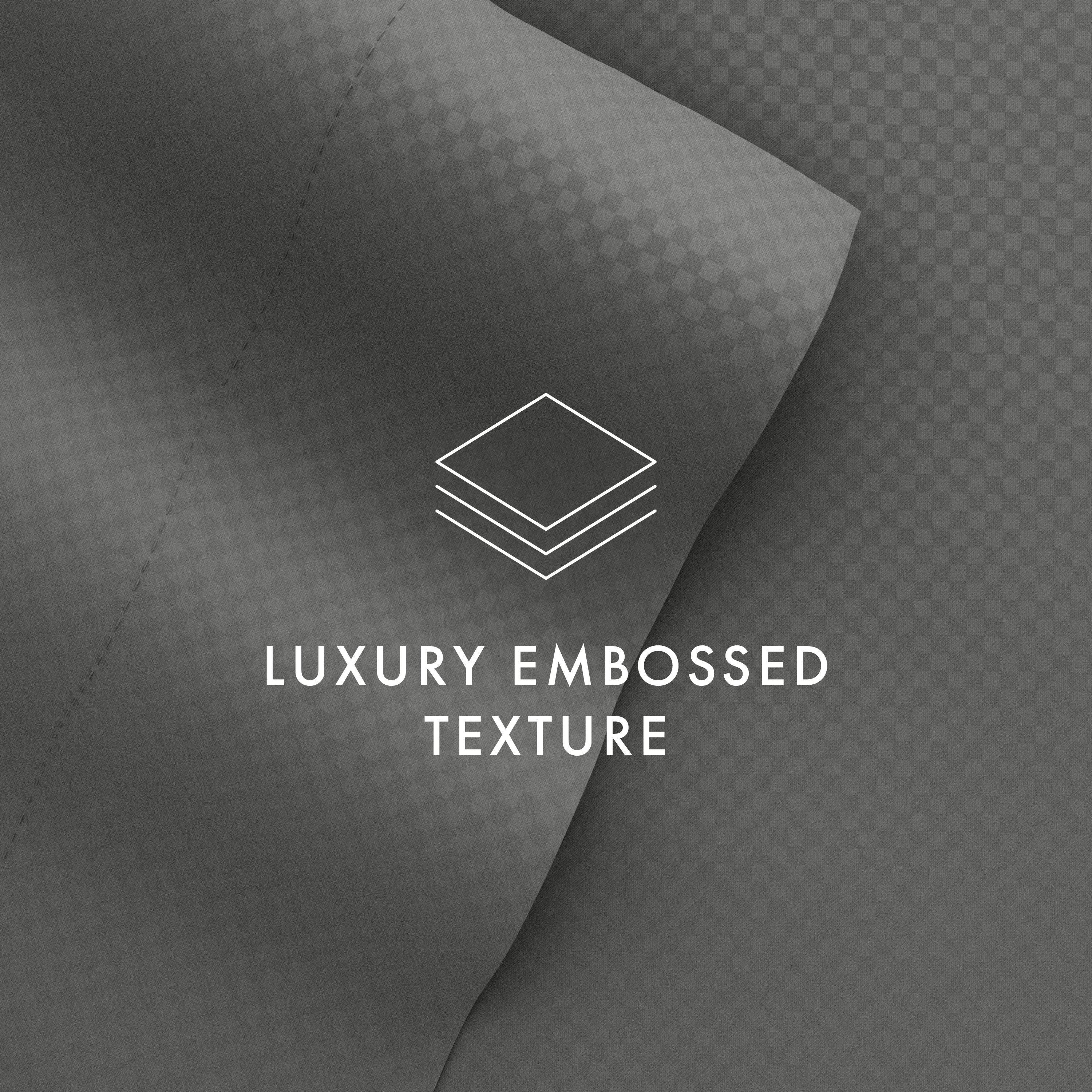 Checkered Embossed 4-Piece Sheet Set
