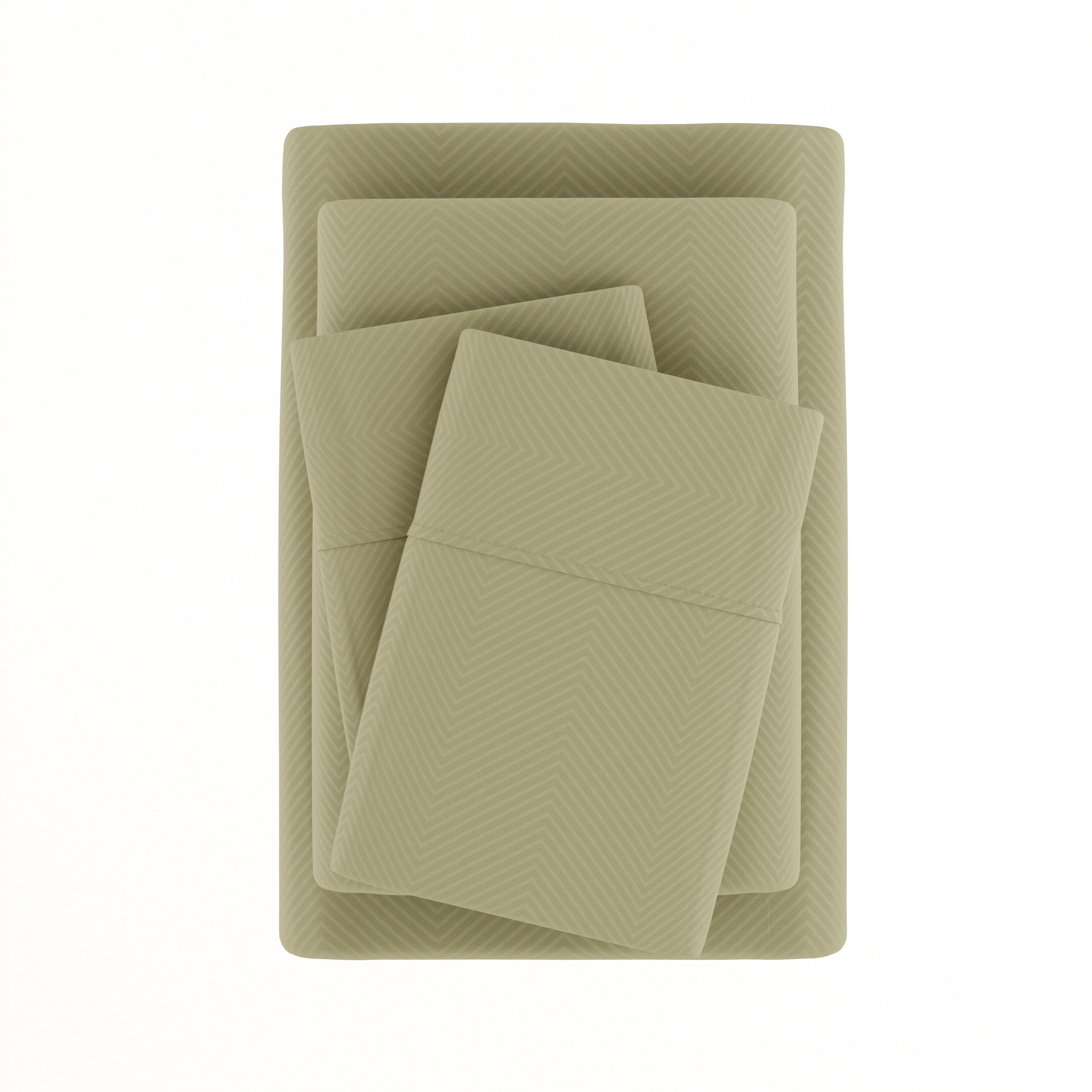 Chevron Embossed 4-Piece Sheet Set