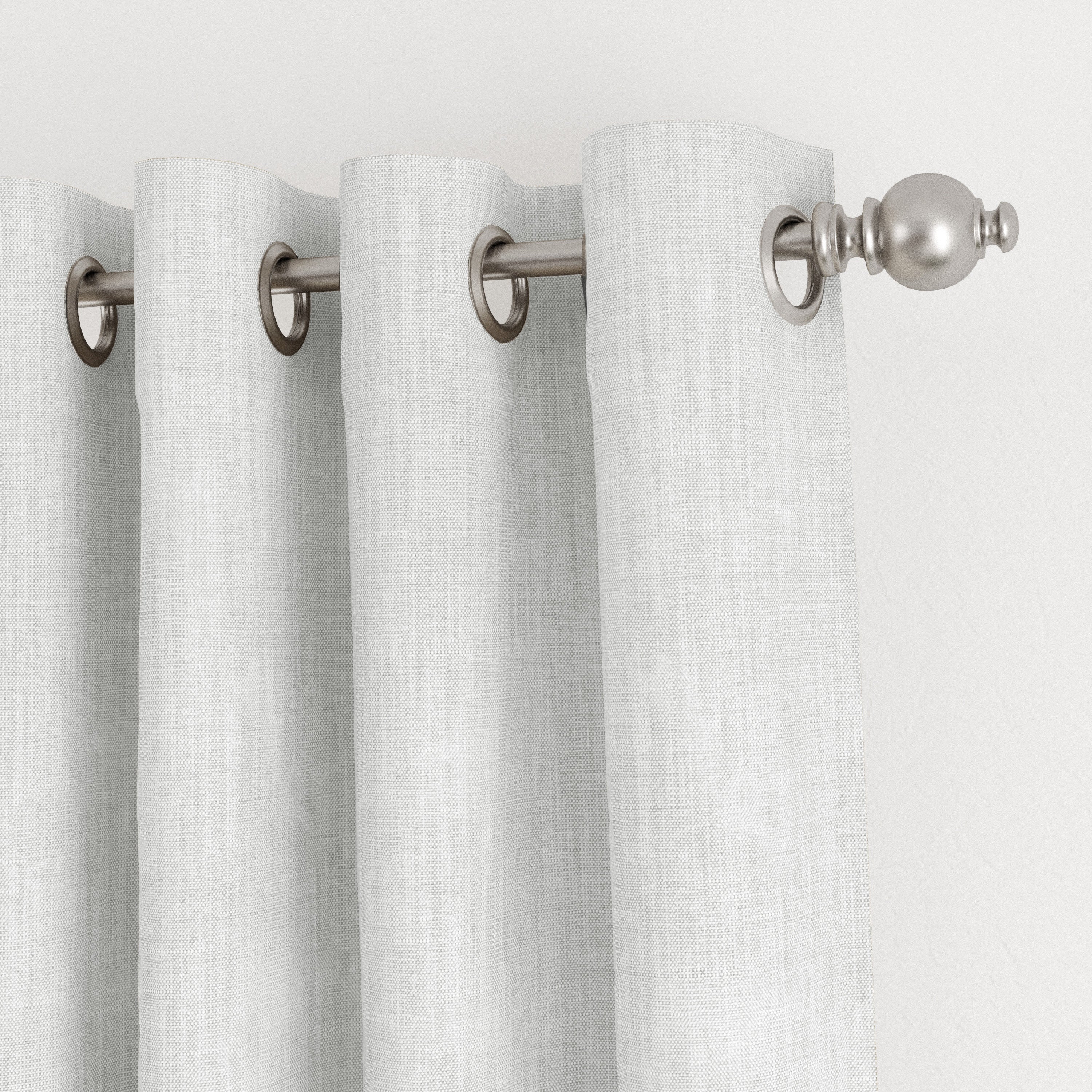 Thermal-Insulated Grommet Curtains - 100% Black Out - 2 Panels