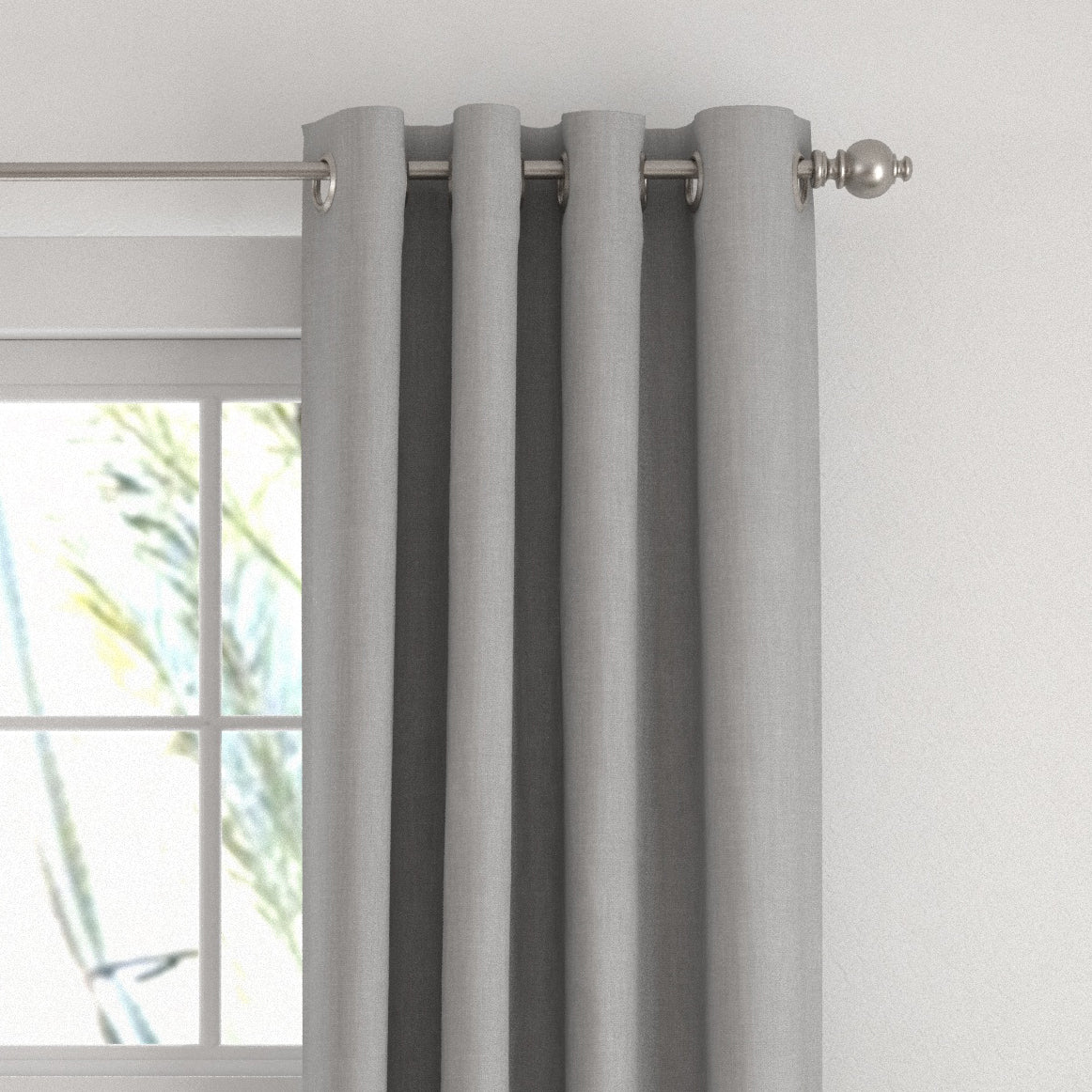 Thermal-Insulated Grommet Curtains - 100% Black Out - 2 Panels