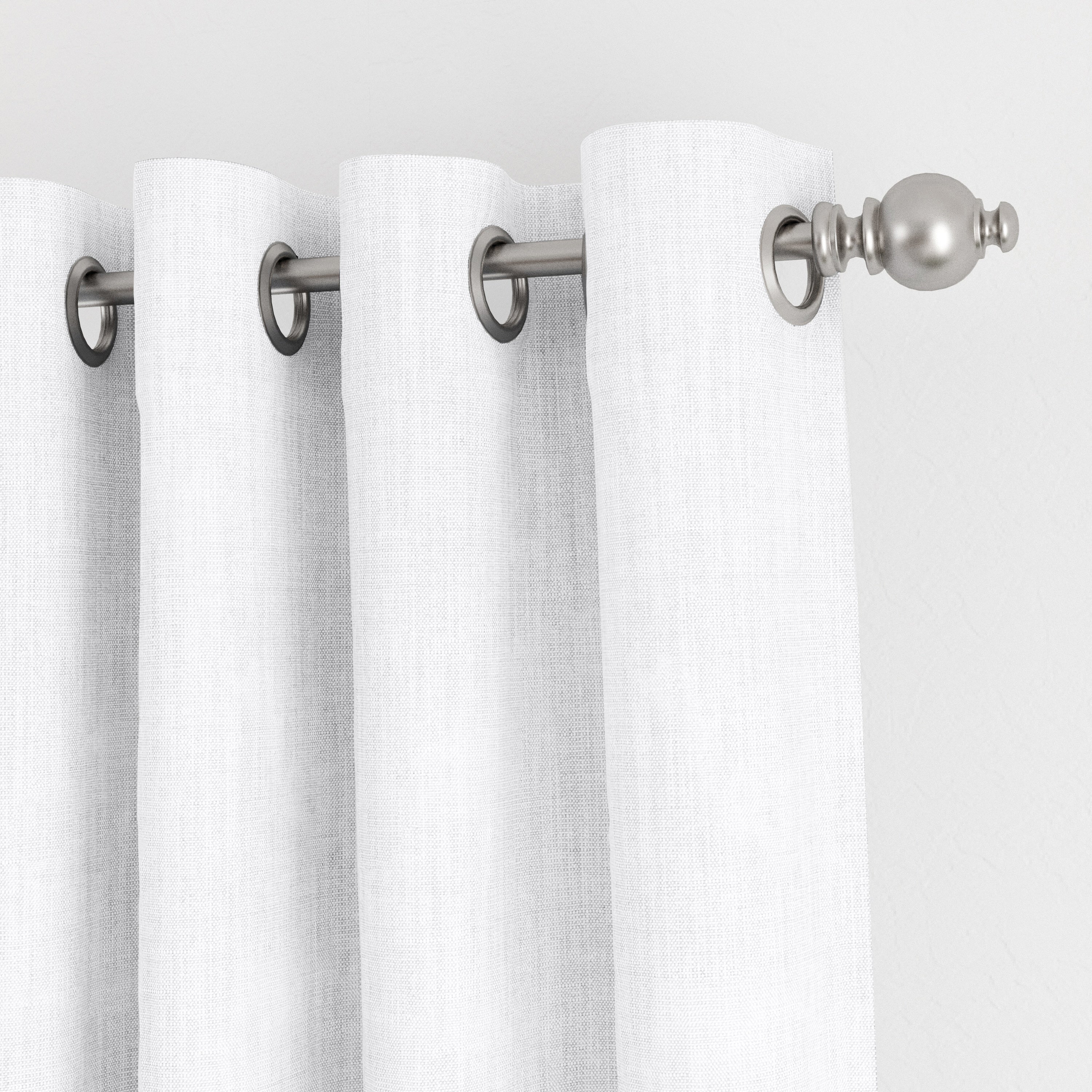 Thermal-Insulated Grommet Curtains - 100% Black Out - 2 Panels