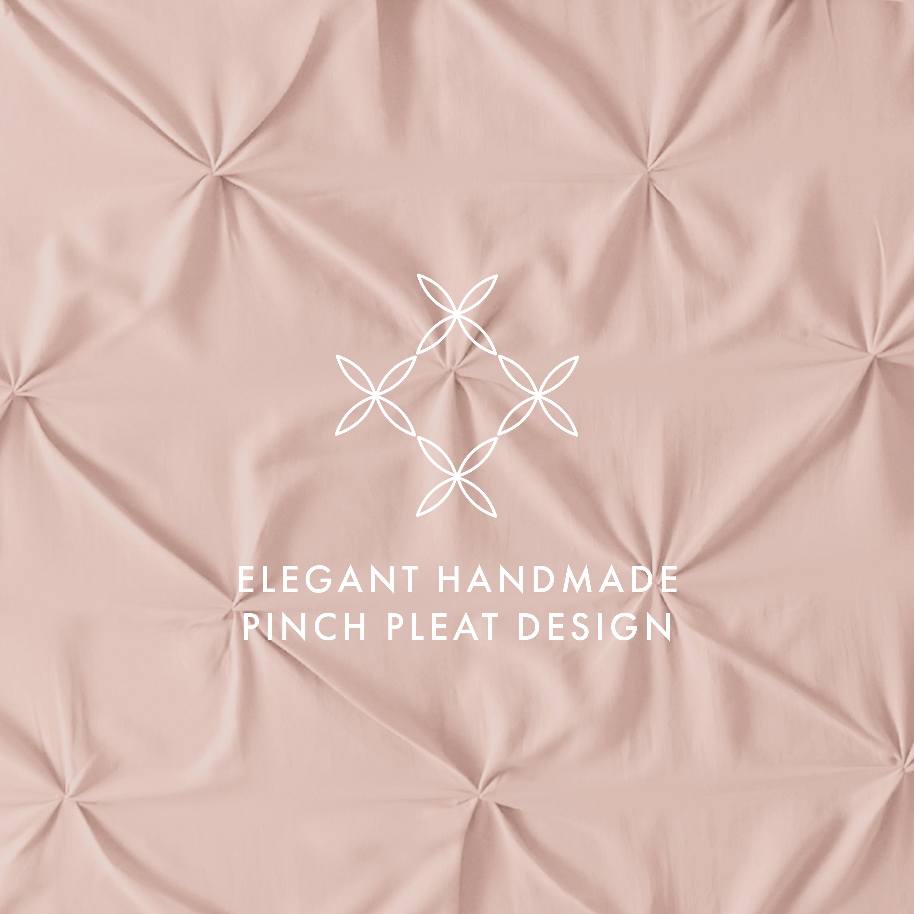 Pinch Pleat Duvet Cover Set