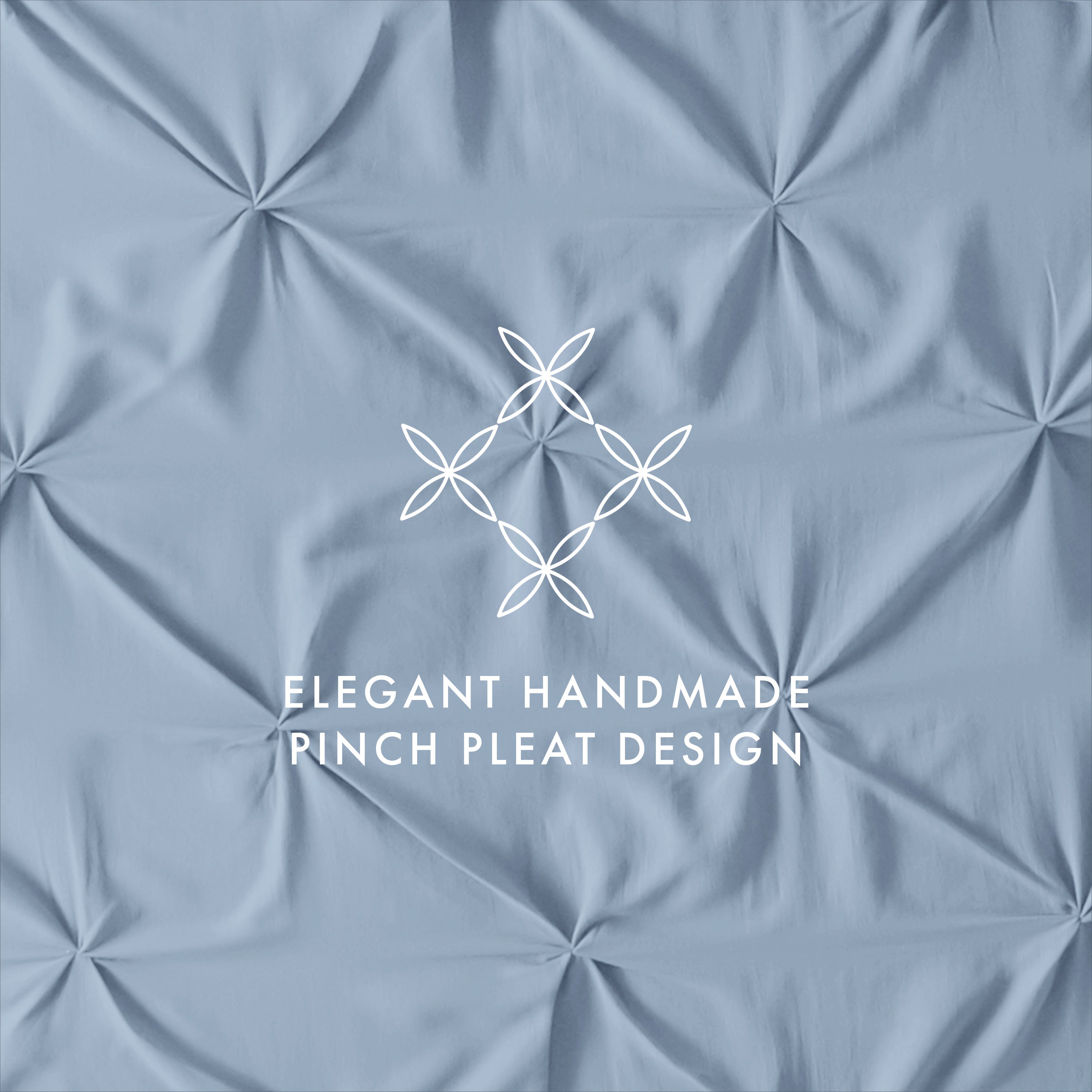 Pinch Pleat Duvet Cover Set