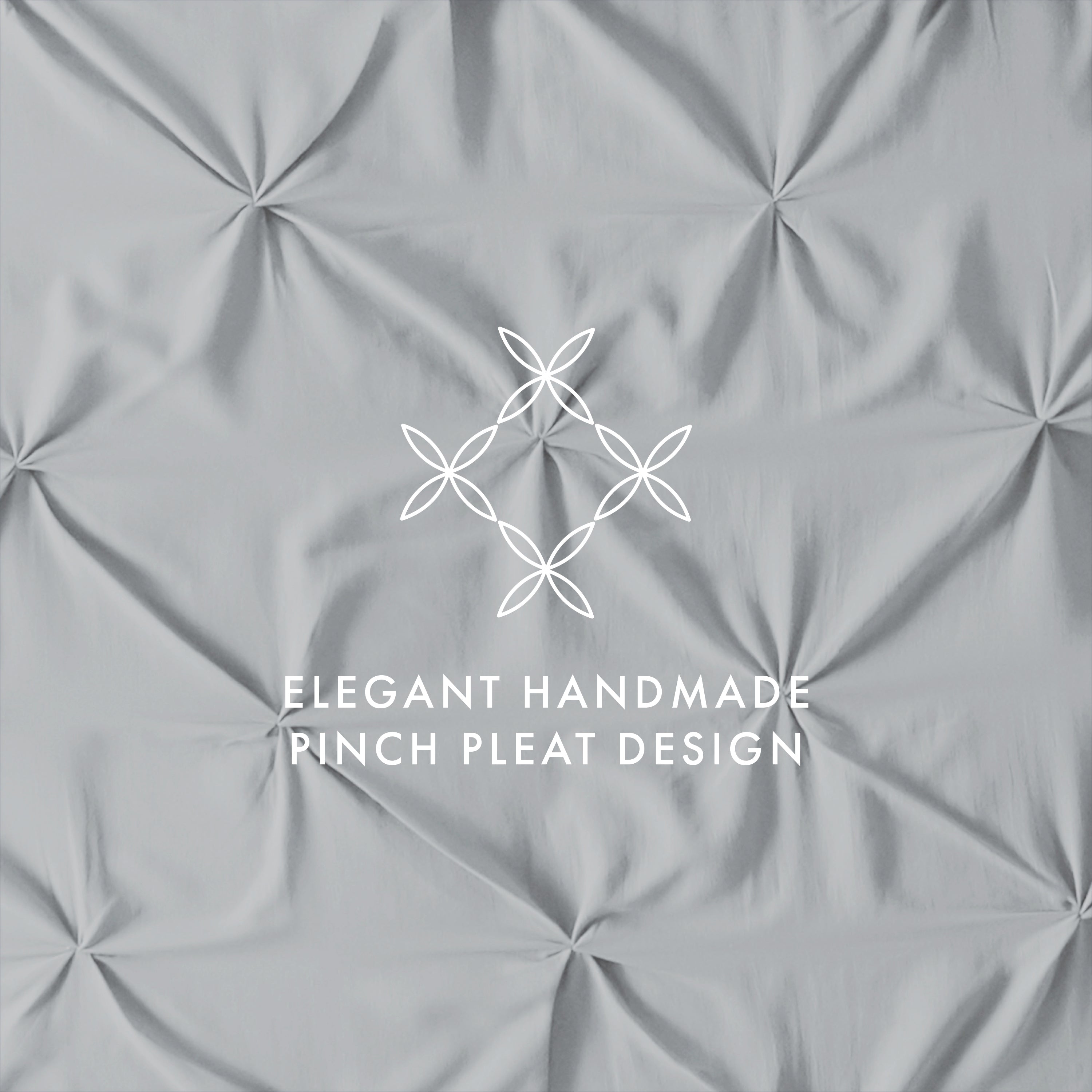 Pinch Pleat Duvet Cover Set