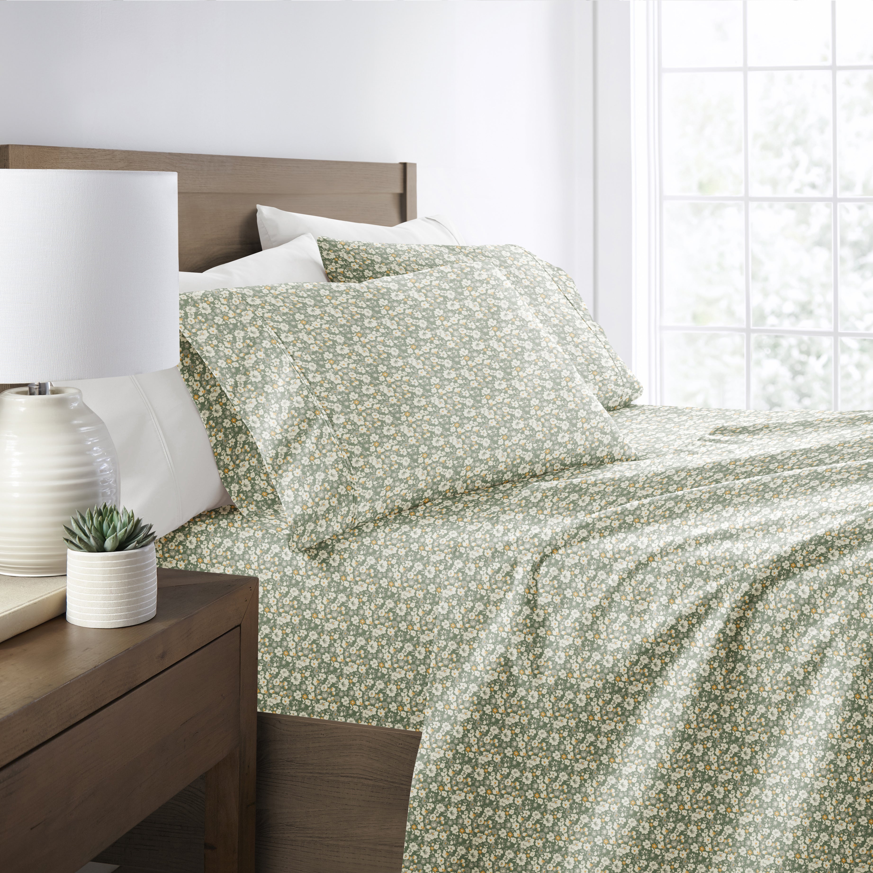 Floral Dream 4-Piece Patterned Sheet Set