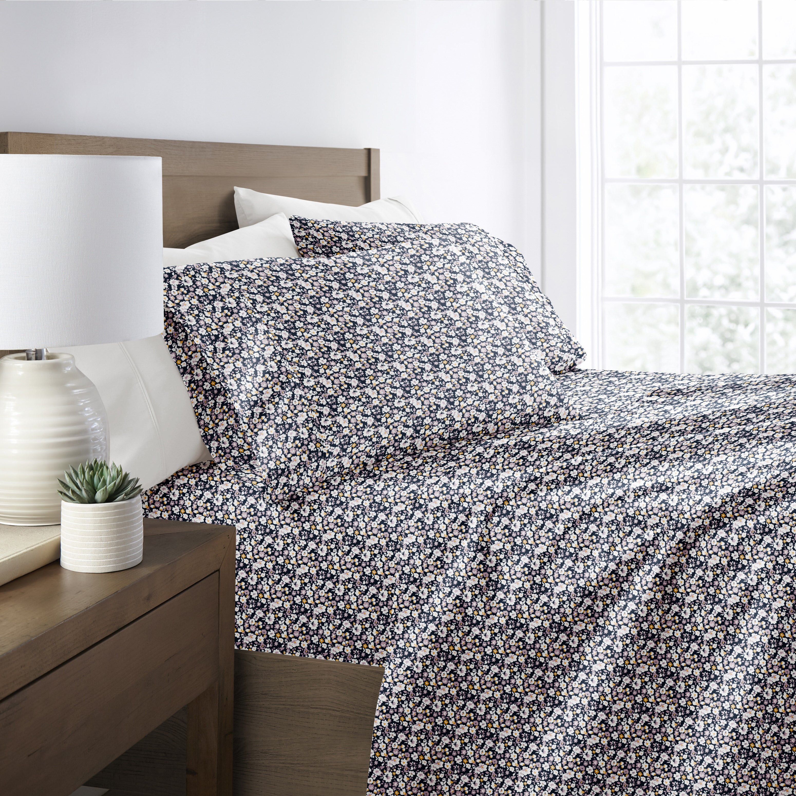 Floral Dream 4-Piece Patterned Sheet Set