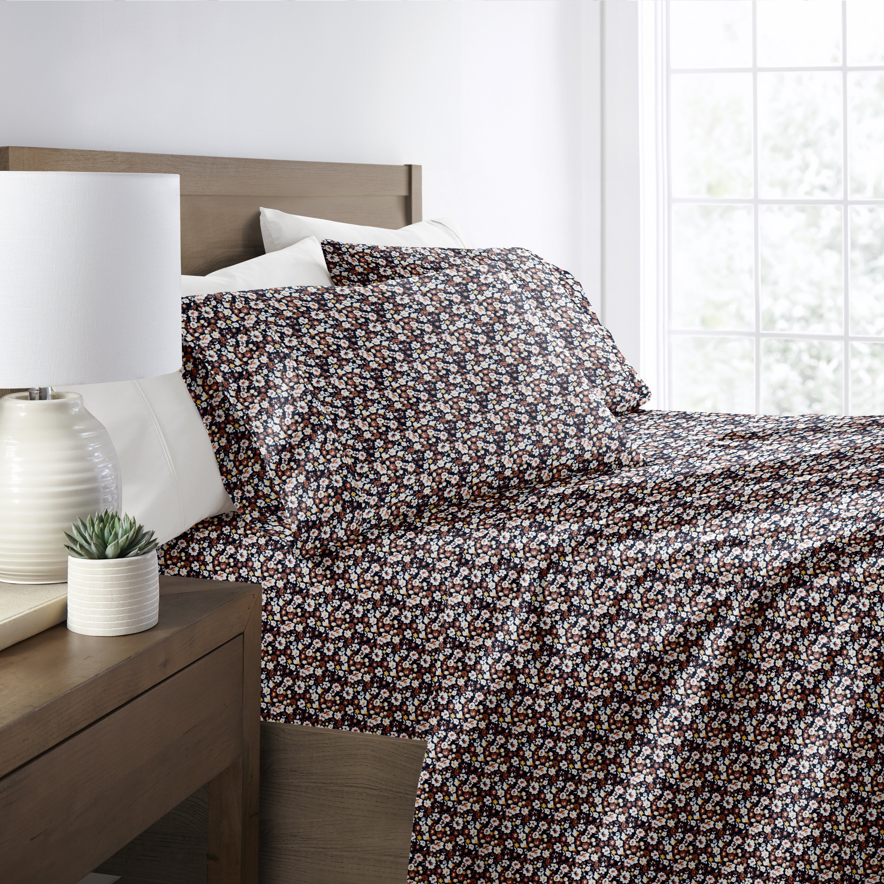 Floral Dream 4-Piece Patterned Sheet Set