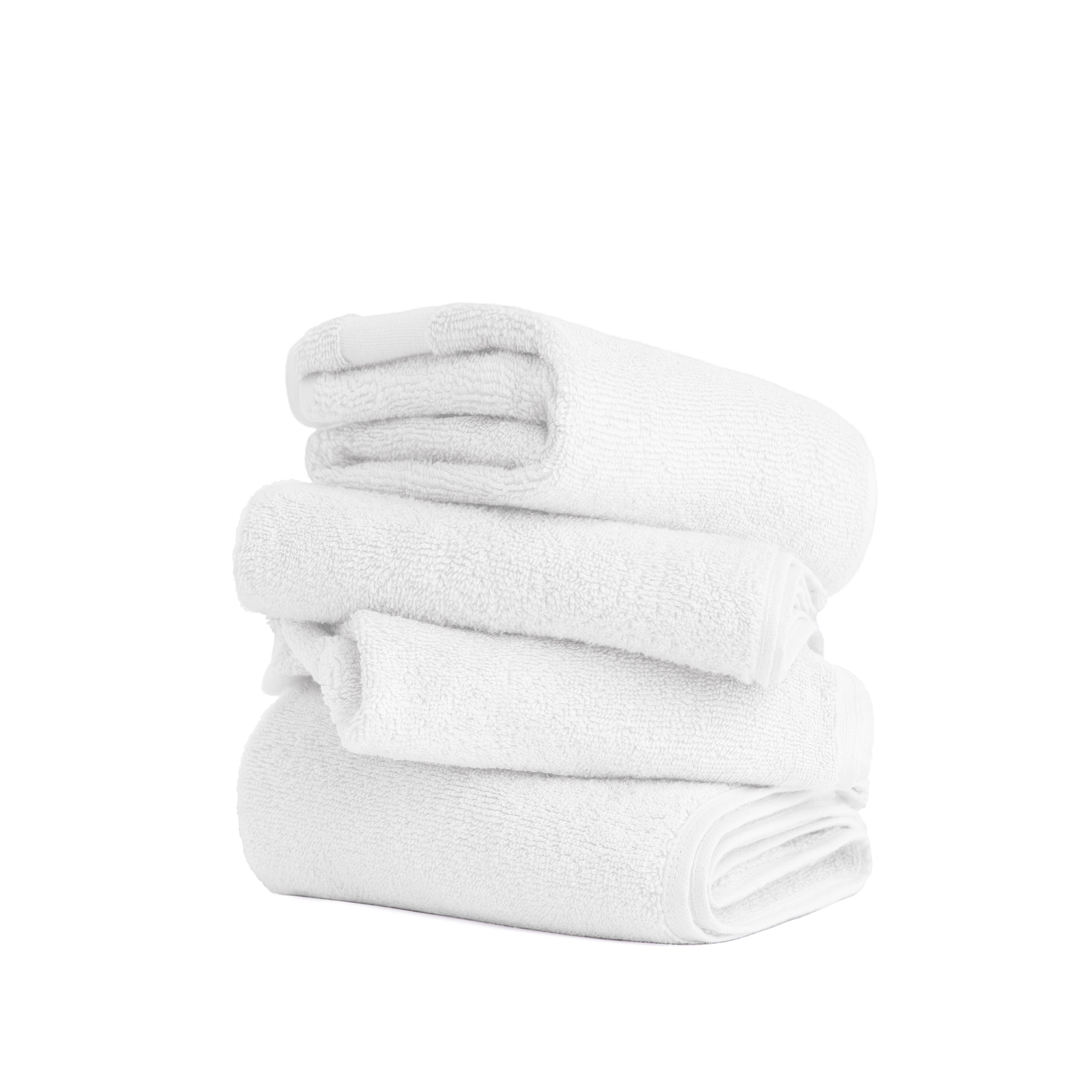 4-Pack 100% Cotton Hotel-Quality Hand Towels