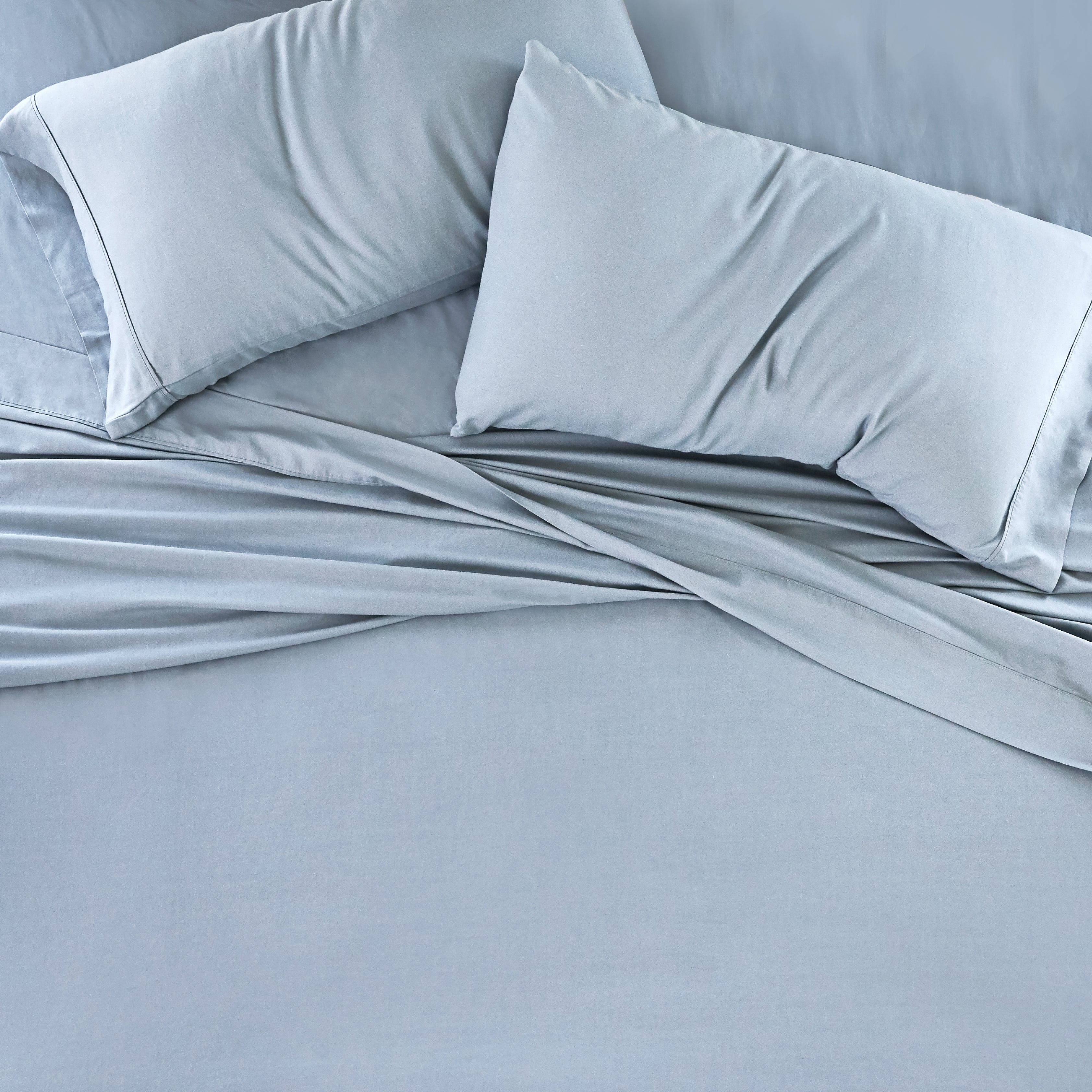 Breathable 4-Piece Linen Bamboo Blend Sheet Set