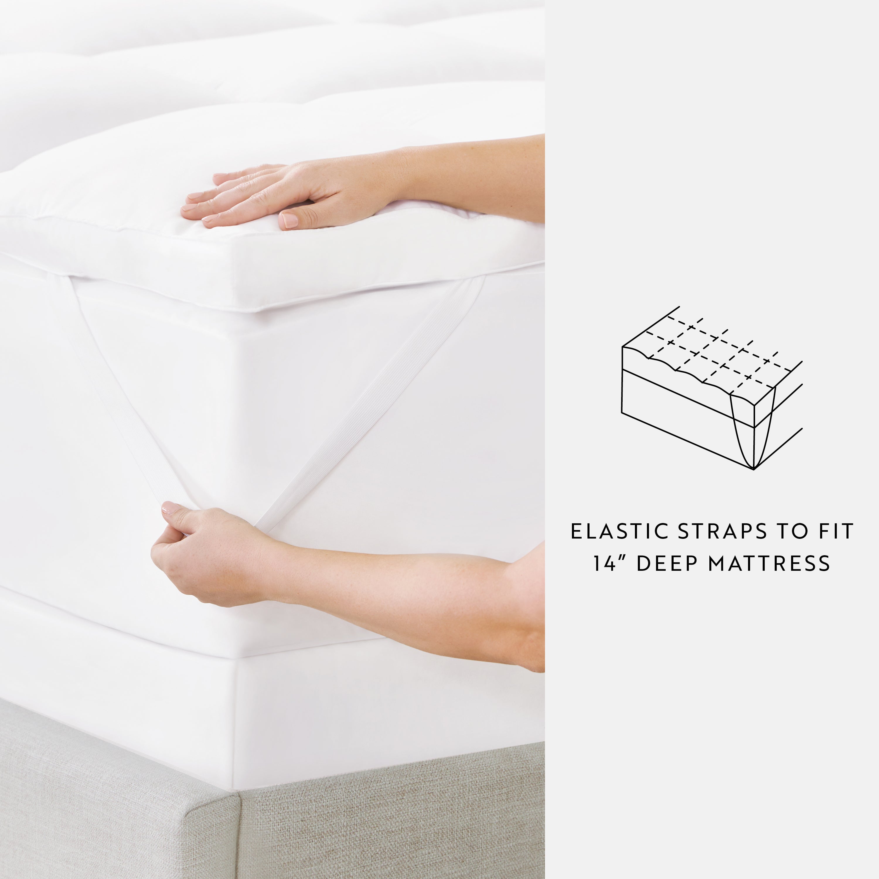 2" Plush Mattress Pad Topper