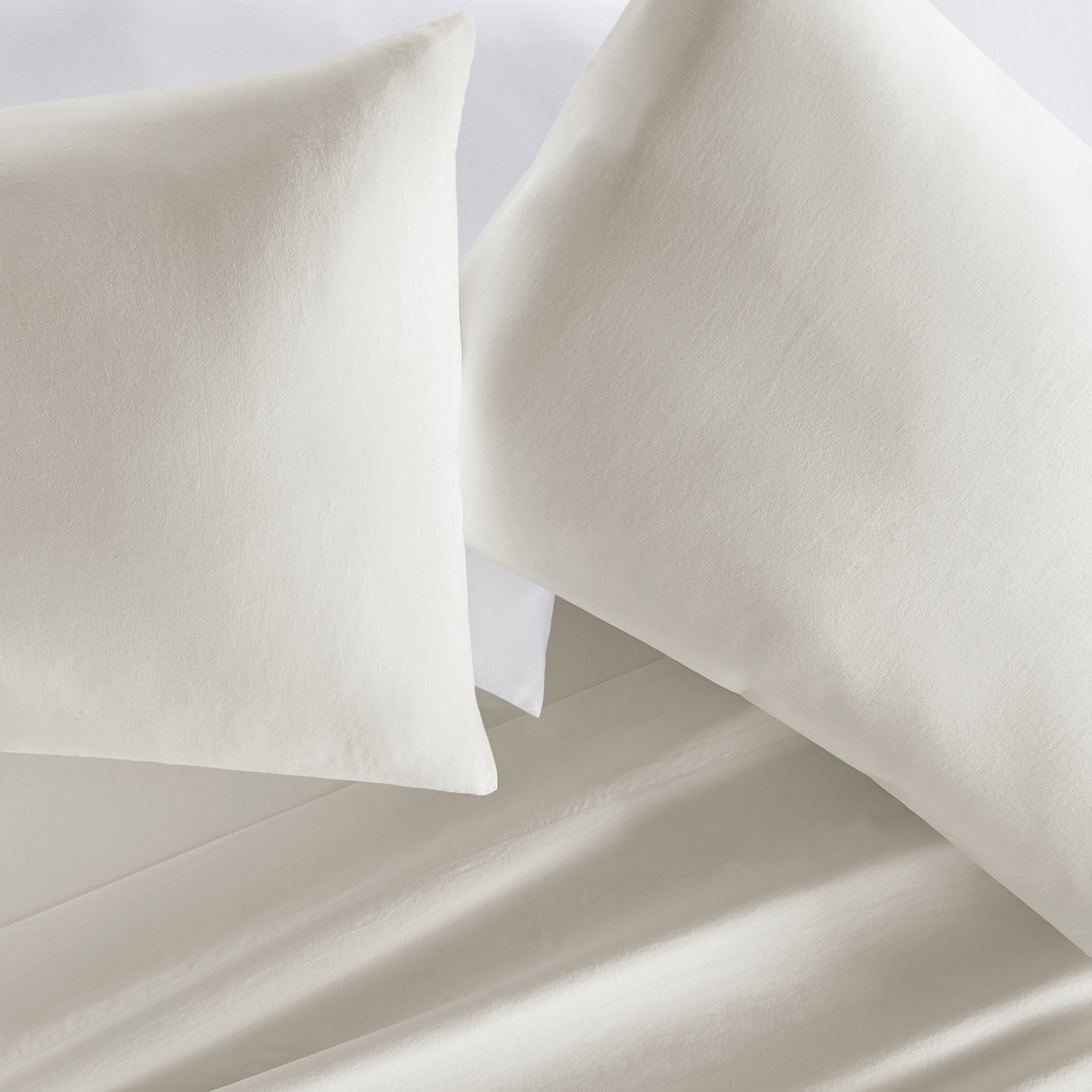 100% Cotton Long Staple Sateen Pillowcase Set
