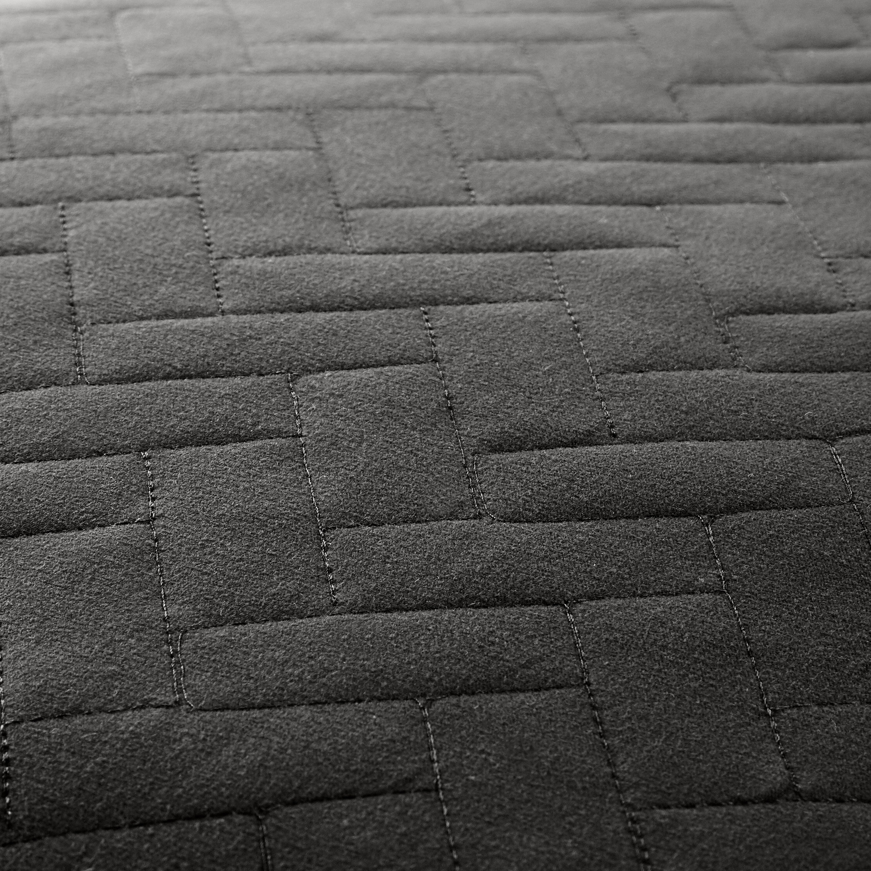 Lightweight Herringbone Stitch Quilted Coverlet Set