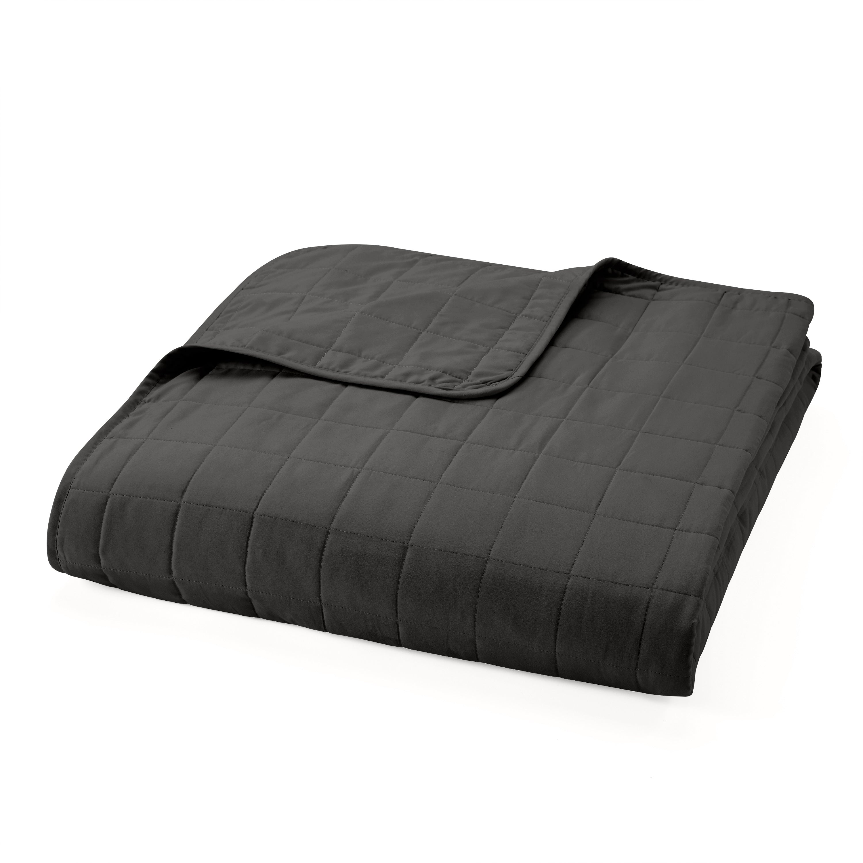Lightweight Square Stitch Quilted Coverlet Set